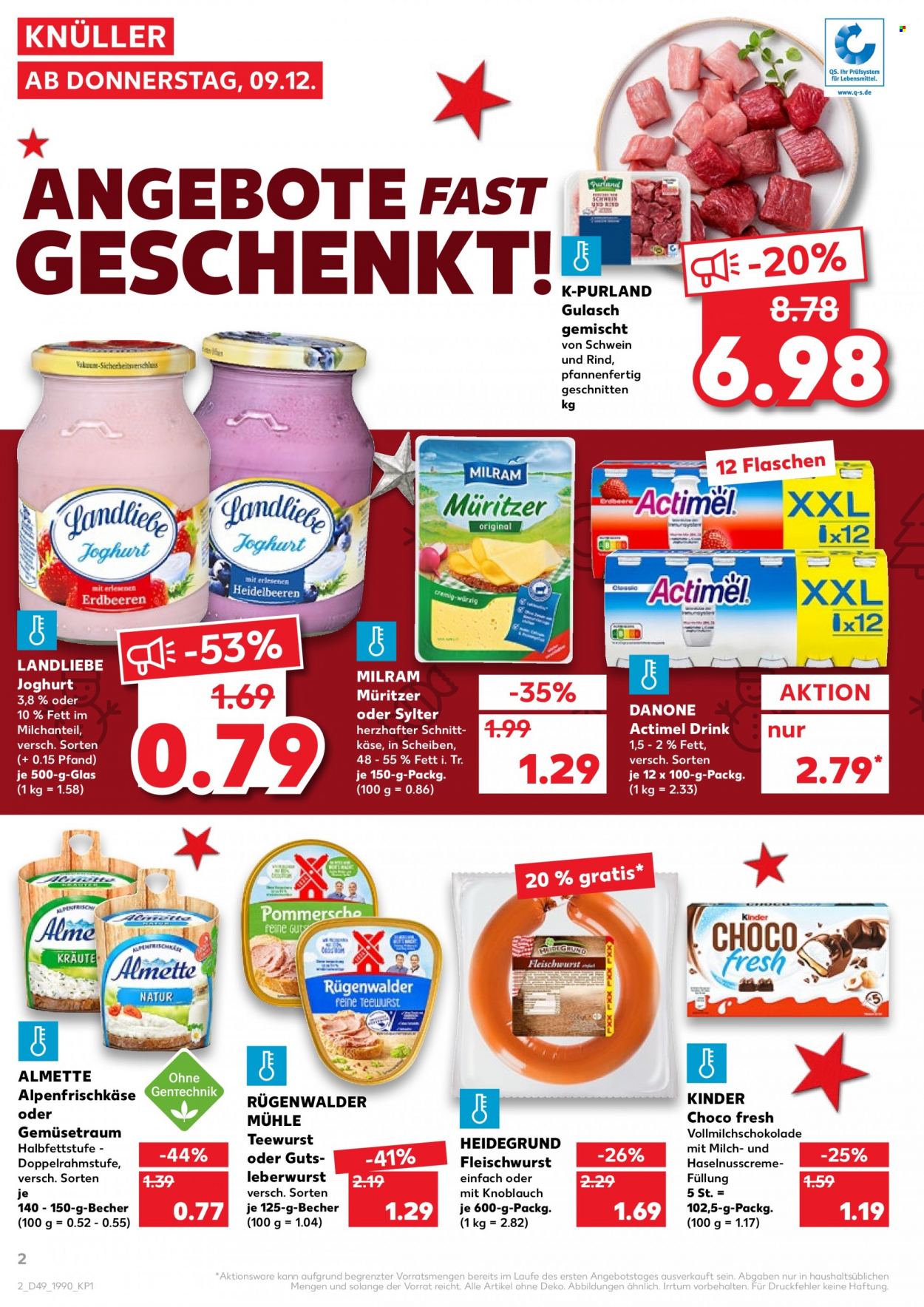 Kaufland Prospekte  - 9.12.2021 - 15.12.2021. Seite 2