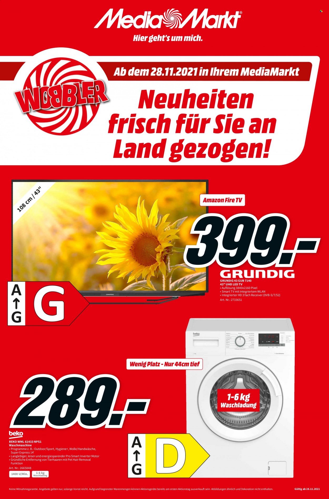 MediaMarkt Prospekte  - 28.11.2021 - 12.12.2021. Seite 1