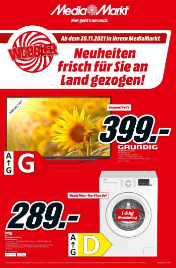 Prospekte MediaMarkt - 28.11.2021 - 12.12.2021.