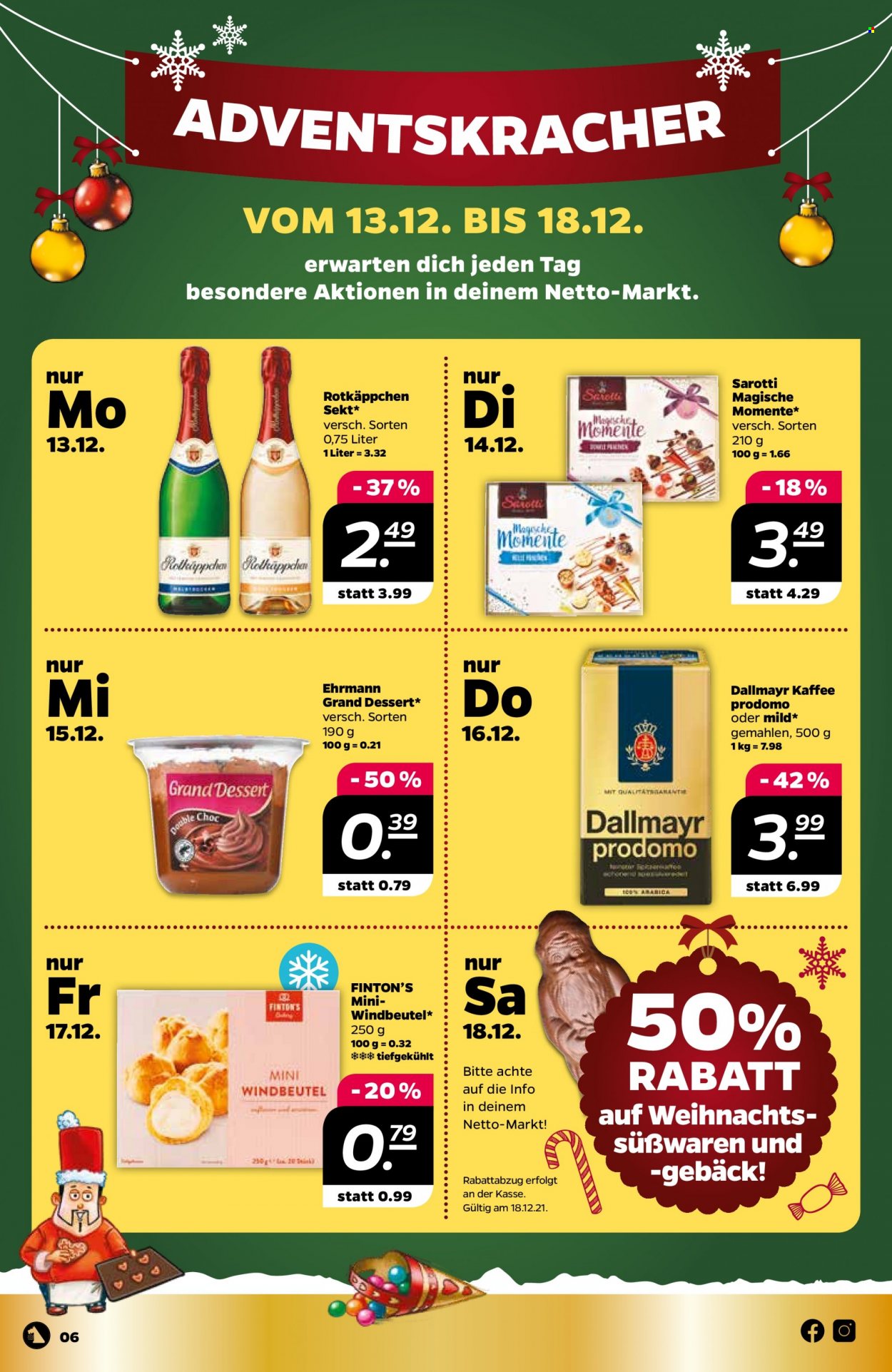 Netto Prospekte  - 13.12.2021 - 18.12.2021. Seite 6