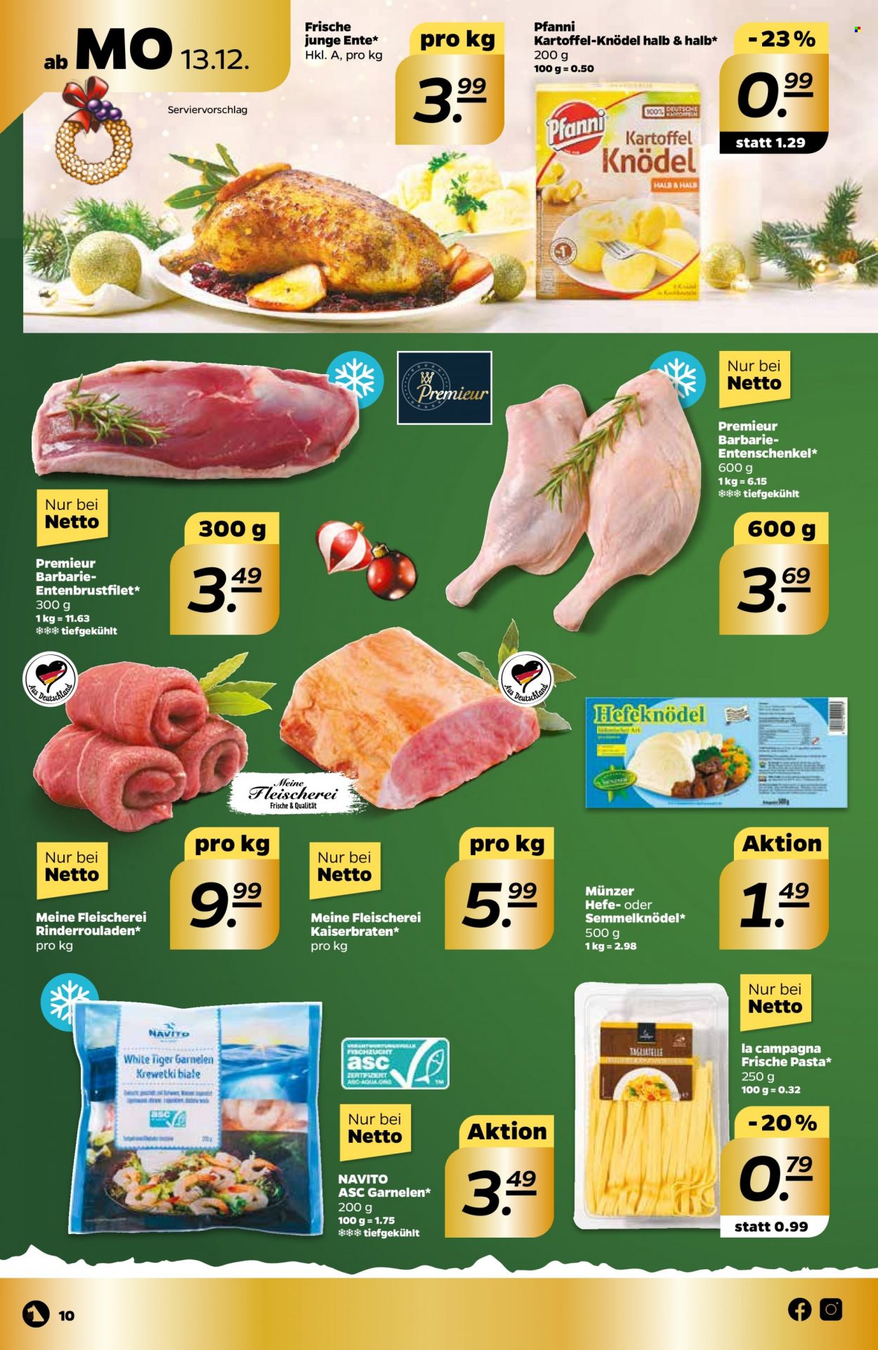 Netto Prospekte  - 13.12.2021 - 18.12.2021. Seite 10