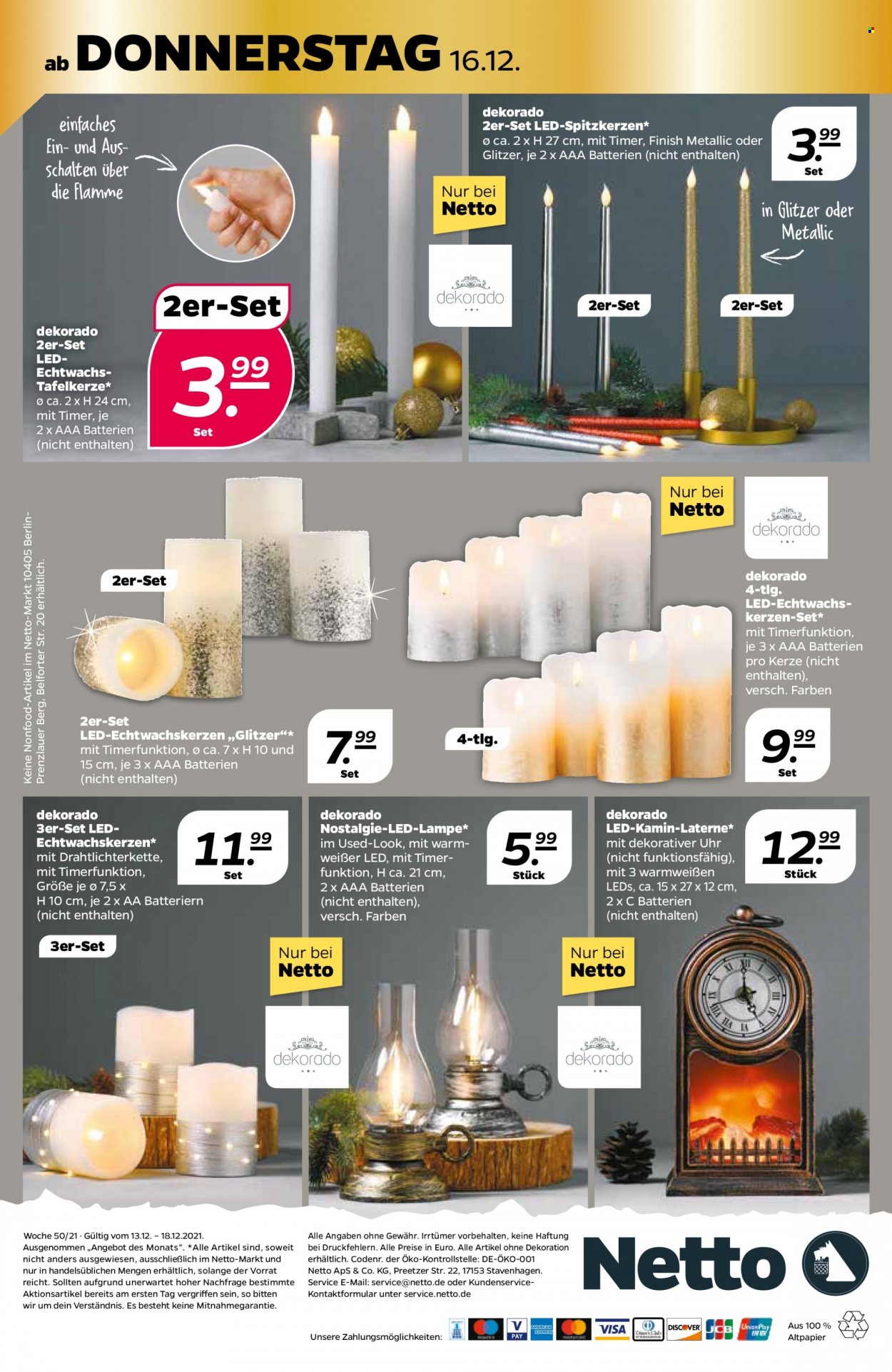 Netto Prospekte  - 13.12.2021 - 18.12.2021. Seite 32