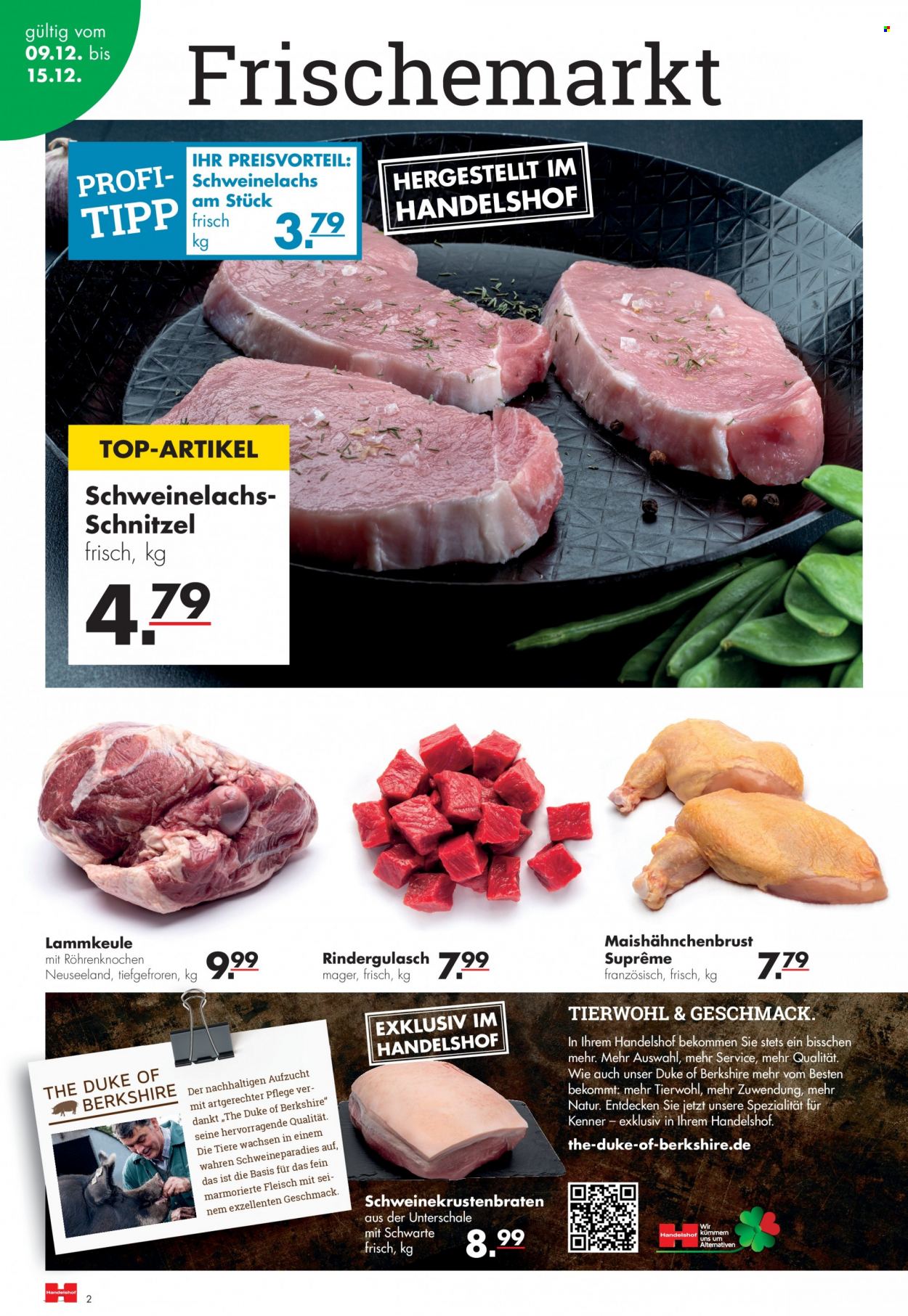Handelshof Prospekte  - 9.12.2021 - 15.12.2021. Seite 2