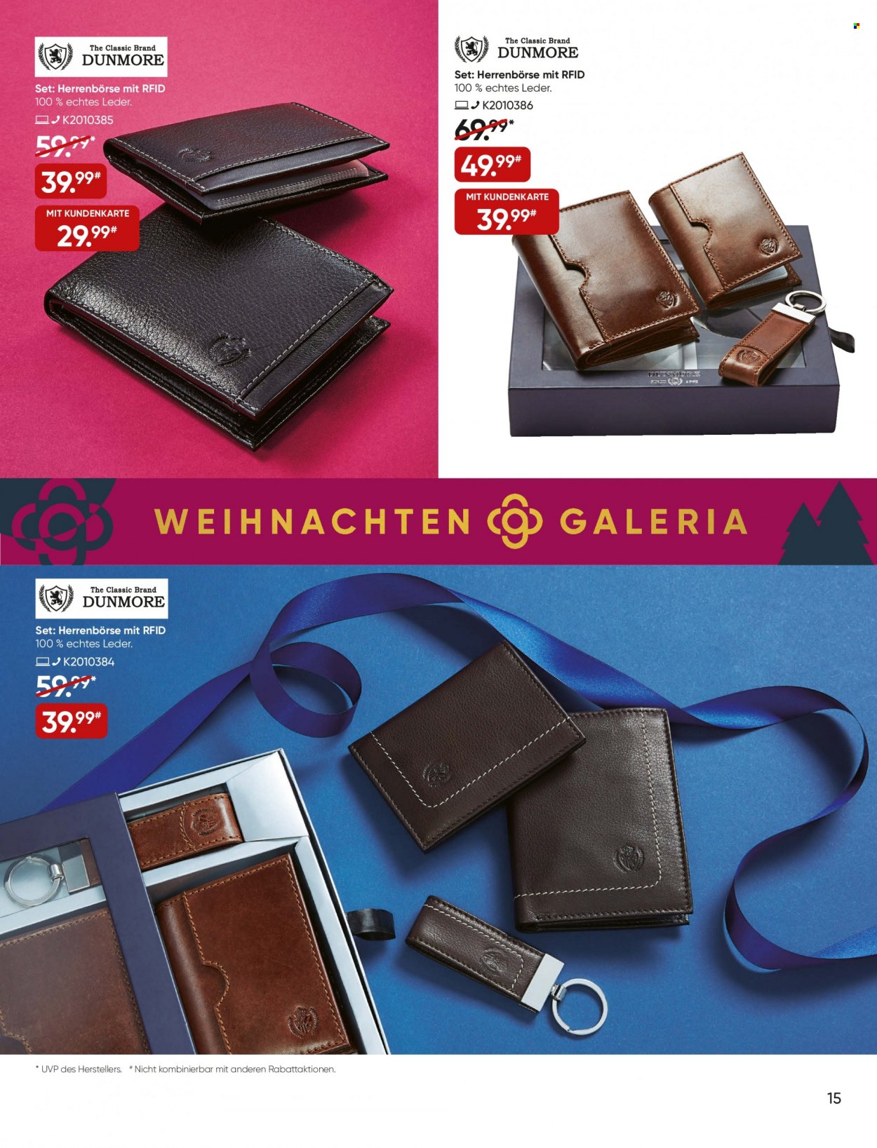 GALERIA Karstadt Kaufhof Prospekte  - 8.12.2021 - 14.12.2021. Seite 15