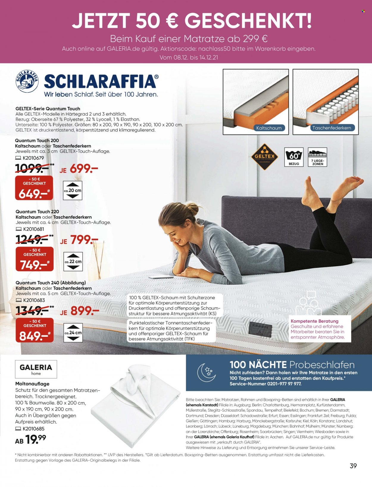 GALERIA Karstadt Kaufhof Prospekte  - 8.12.2021 - 14.12.2021. Seite 39