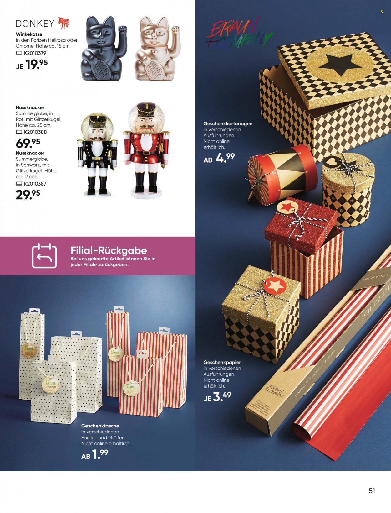 GALERIA Karstadt Kaufhof Prospekte  - 8.12.2021 - 14.12.2021. Seite 51