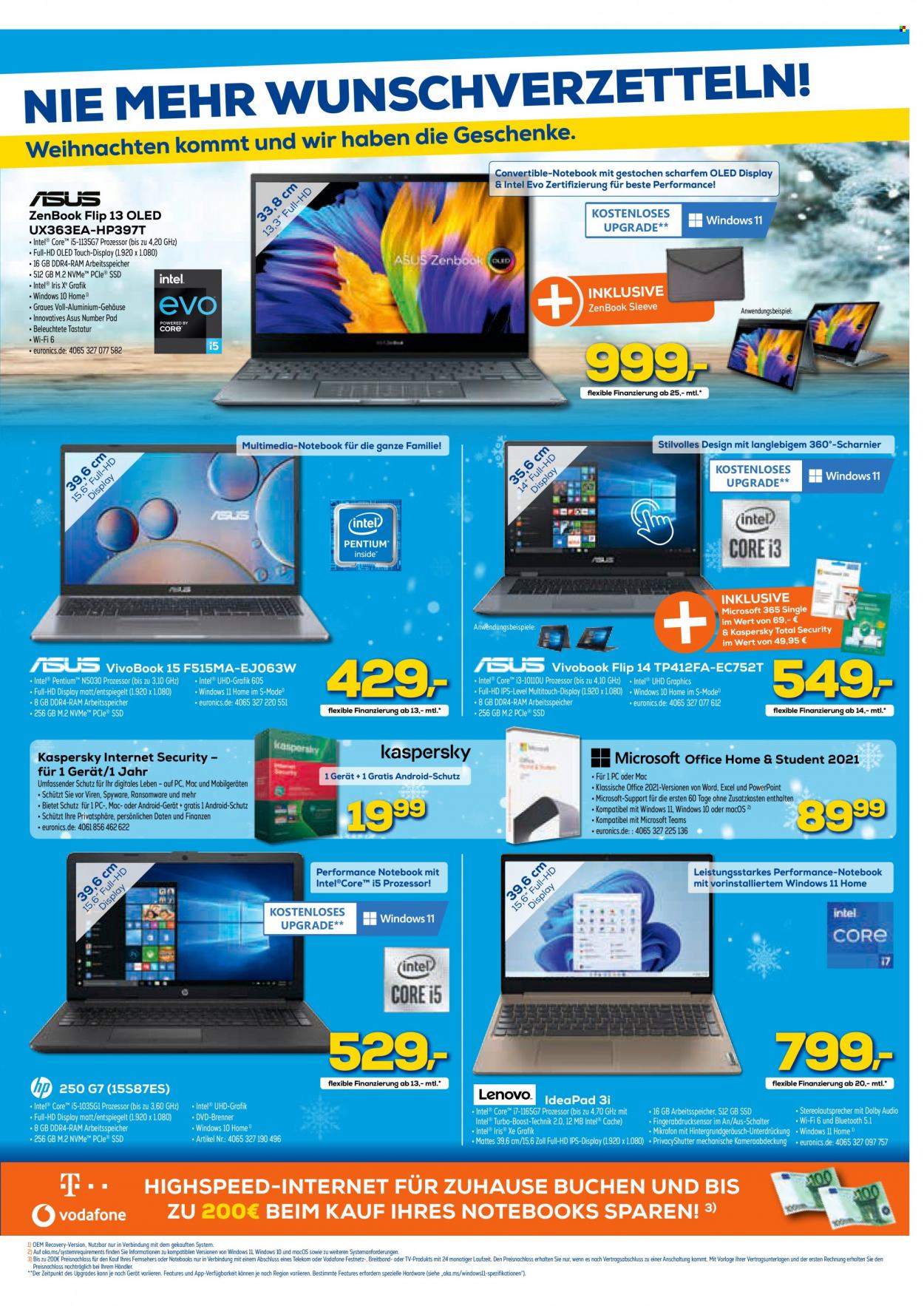Euronics Prospekte  - 8.12.2021 - 14.12.2021. Seite 3