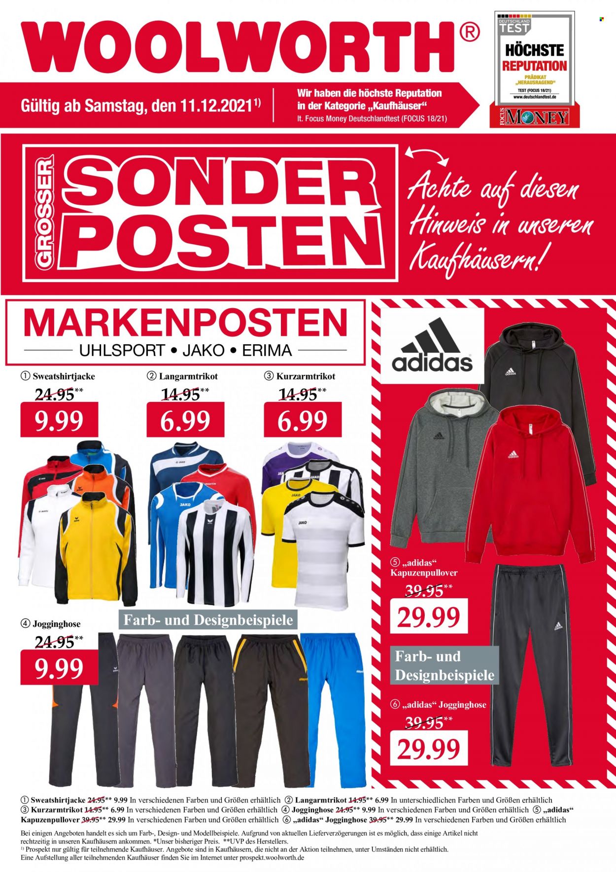 Woolworth Prospekte  - 11.12.2021 - 19.12.2021. Seite 1