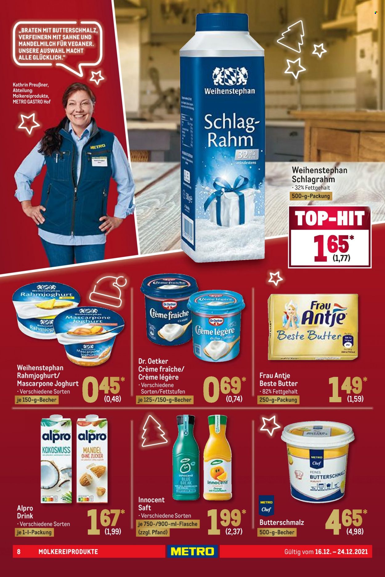 Metro Prospekte  - 16.12.2021 - 24.12.2021. Seite 8