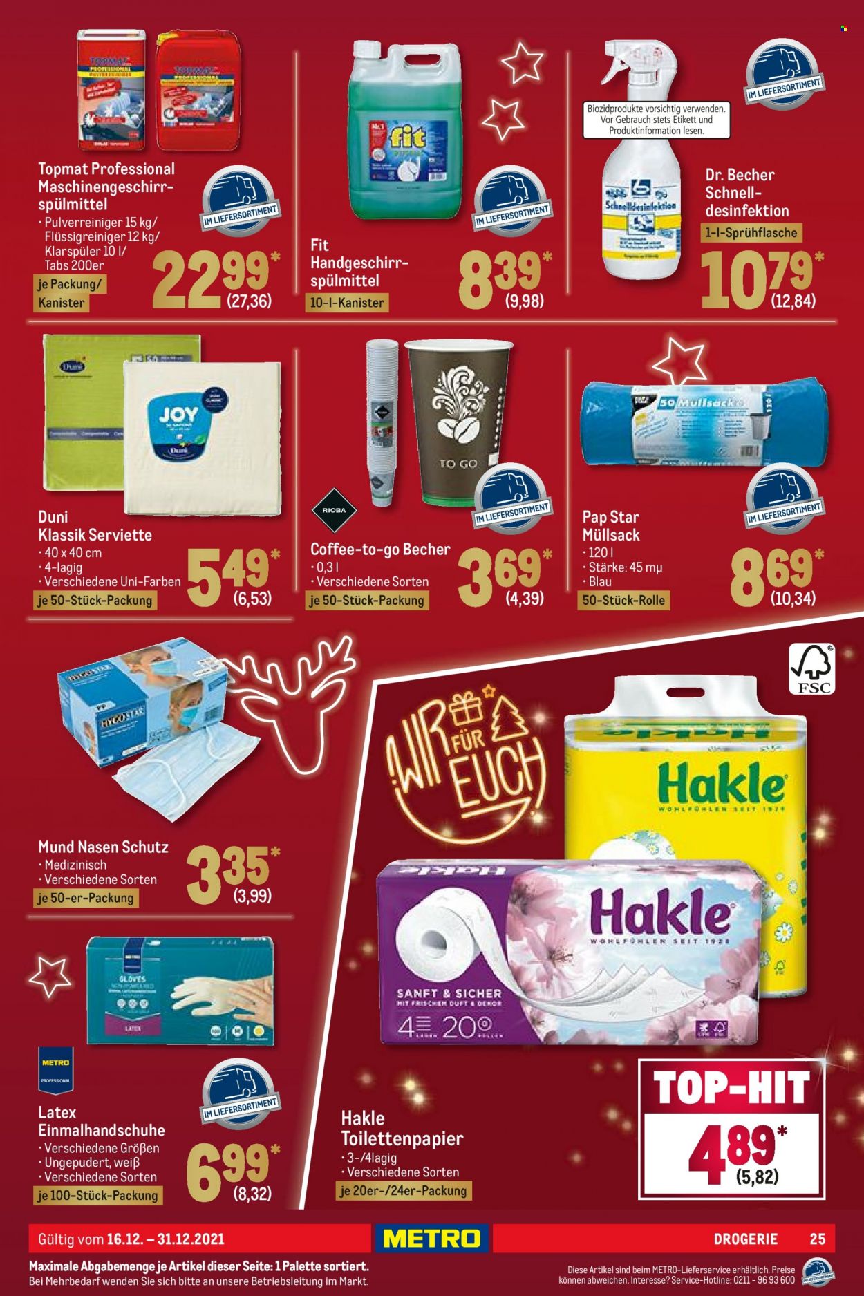 Metro Prospekte  - 16.12.2021 - 31.12.2021. Seite 25