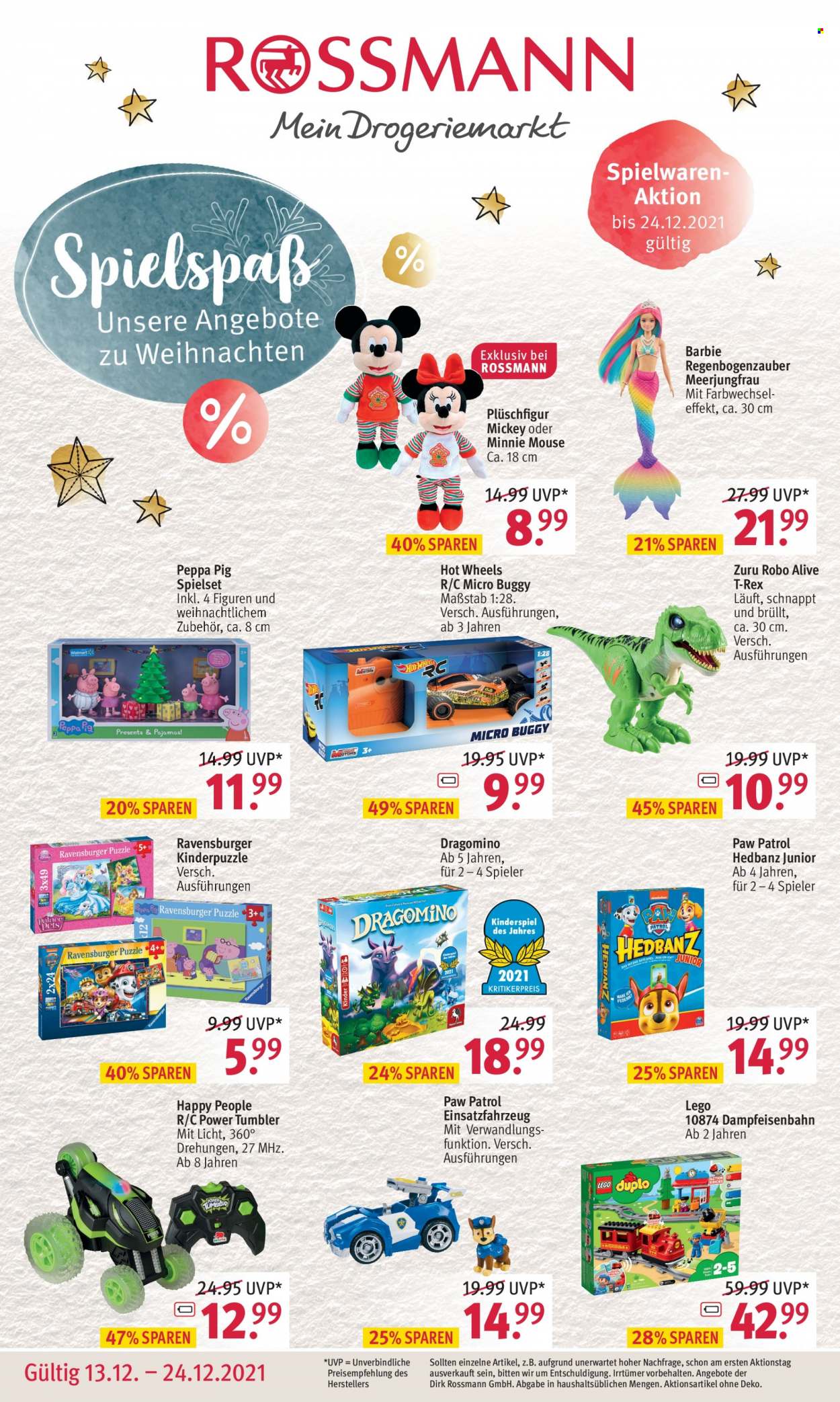 Rossmann Prospekte  - 13.12.2021 - 24.12.2021. Seite 1