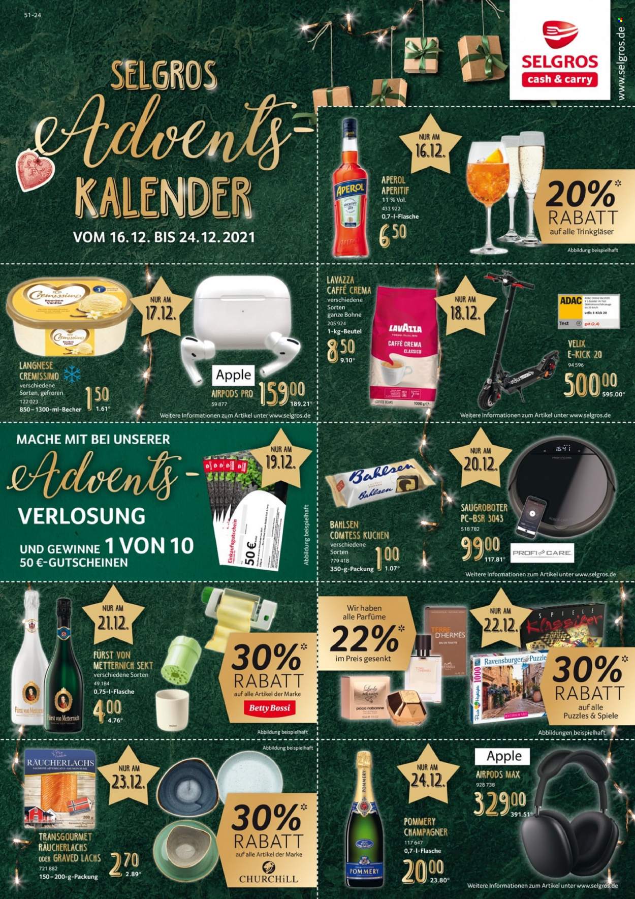 Selgros Prospekte  - 16.12.2021 - 24.12.2021. Seite 1