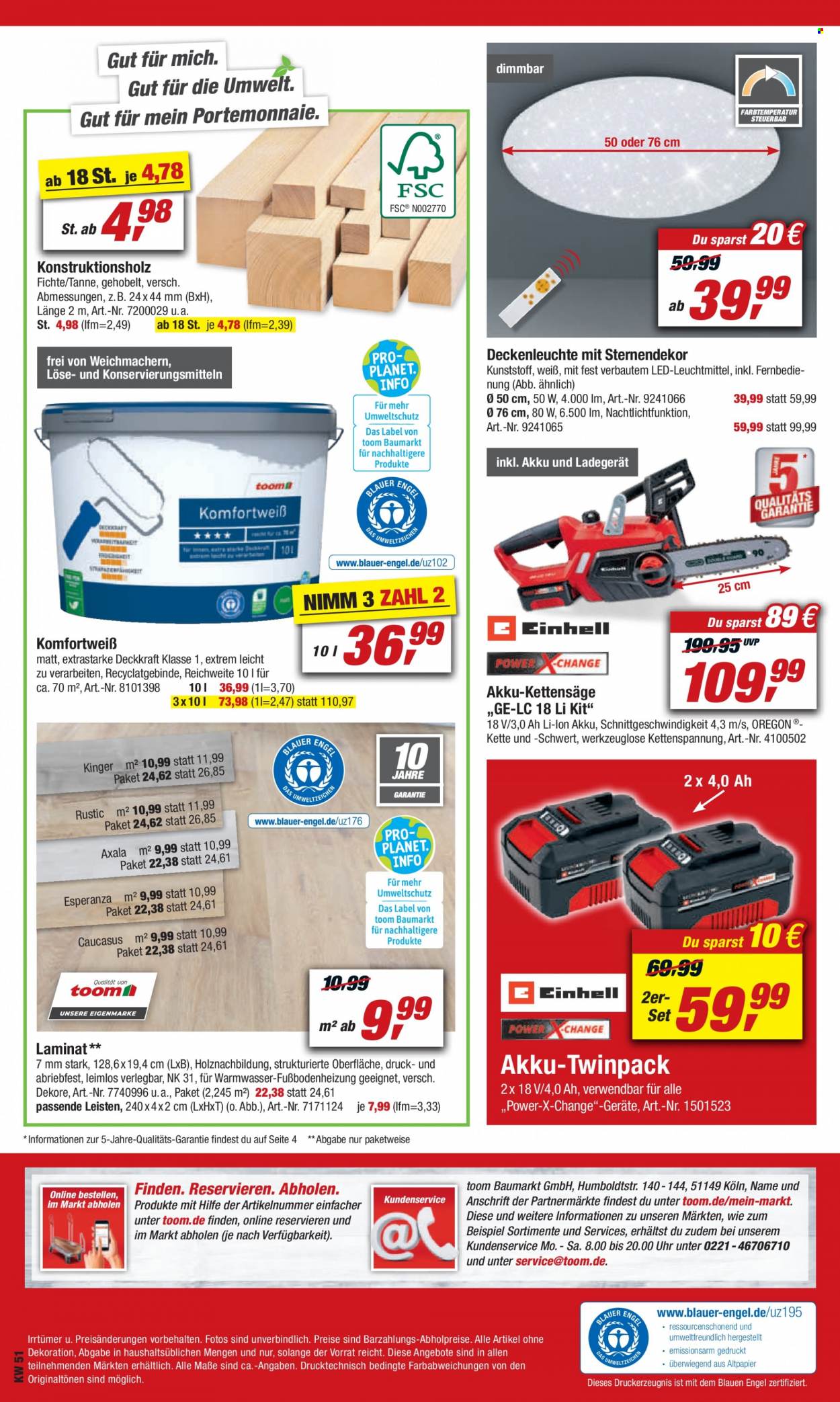 toom Baumarkt Prospekte  - 18.12.2021 - 24.12.2021. Seite 20
