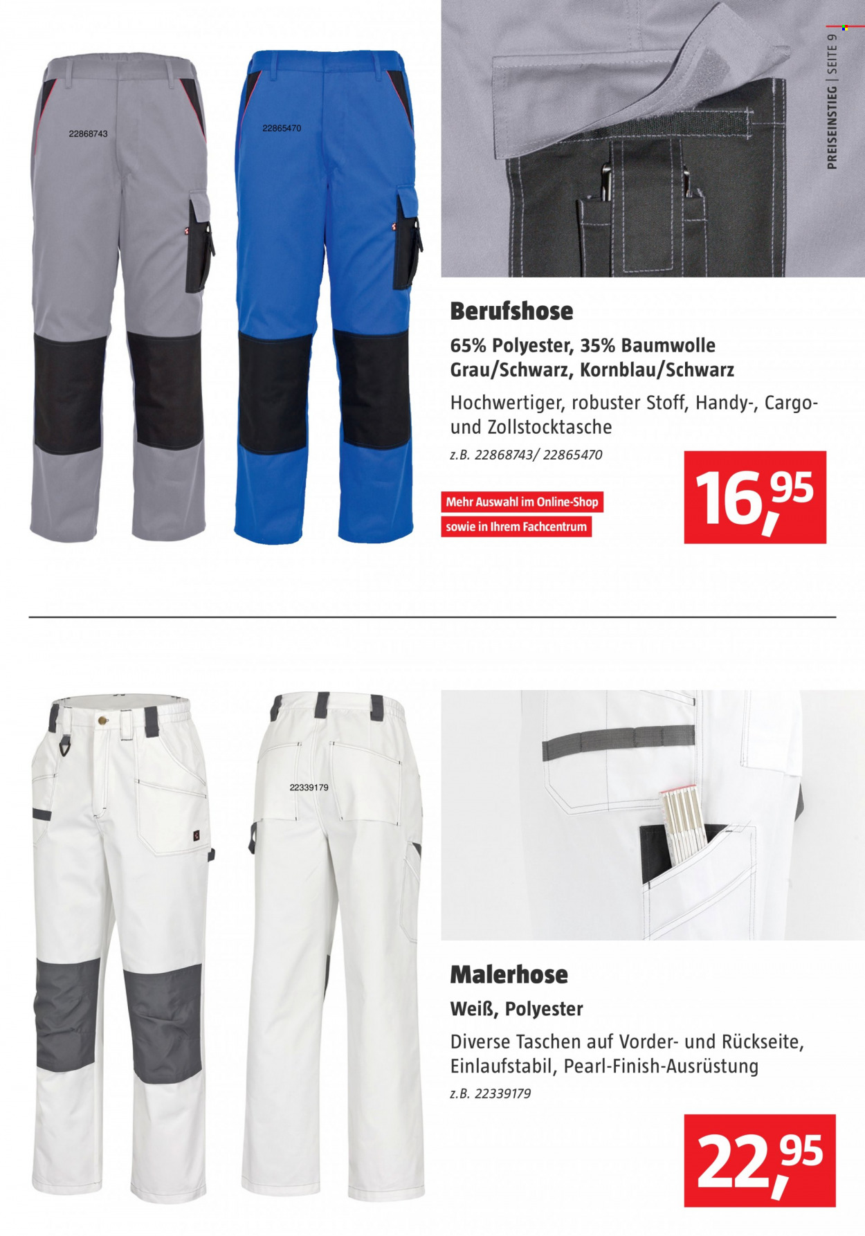 Bauhaus Prospekte . Seite 9