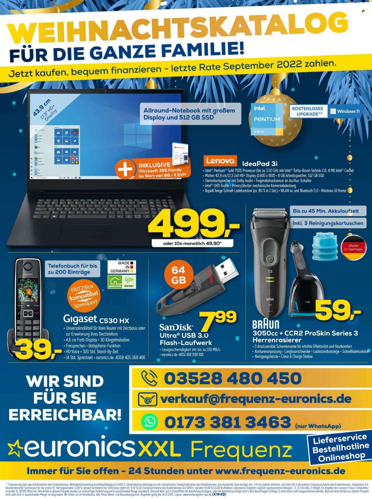Euronics Prospekte  - 8.12.2021 - 14.12.2021. Seite 1