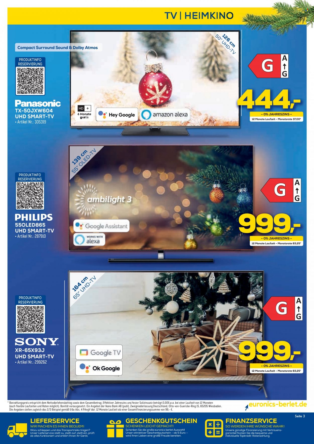 Euronics Prospekte  - 11.12.2021 - 24.12.2021. Seite 3