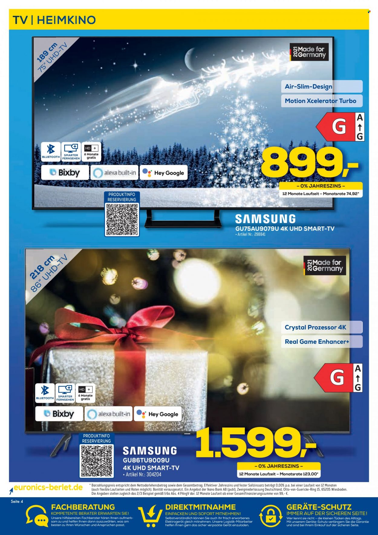 Euronics Prospekte  - 11.12.2021 - 24.12.2021. Seite 4