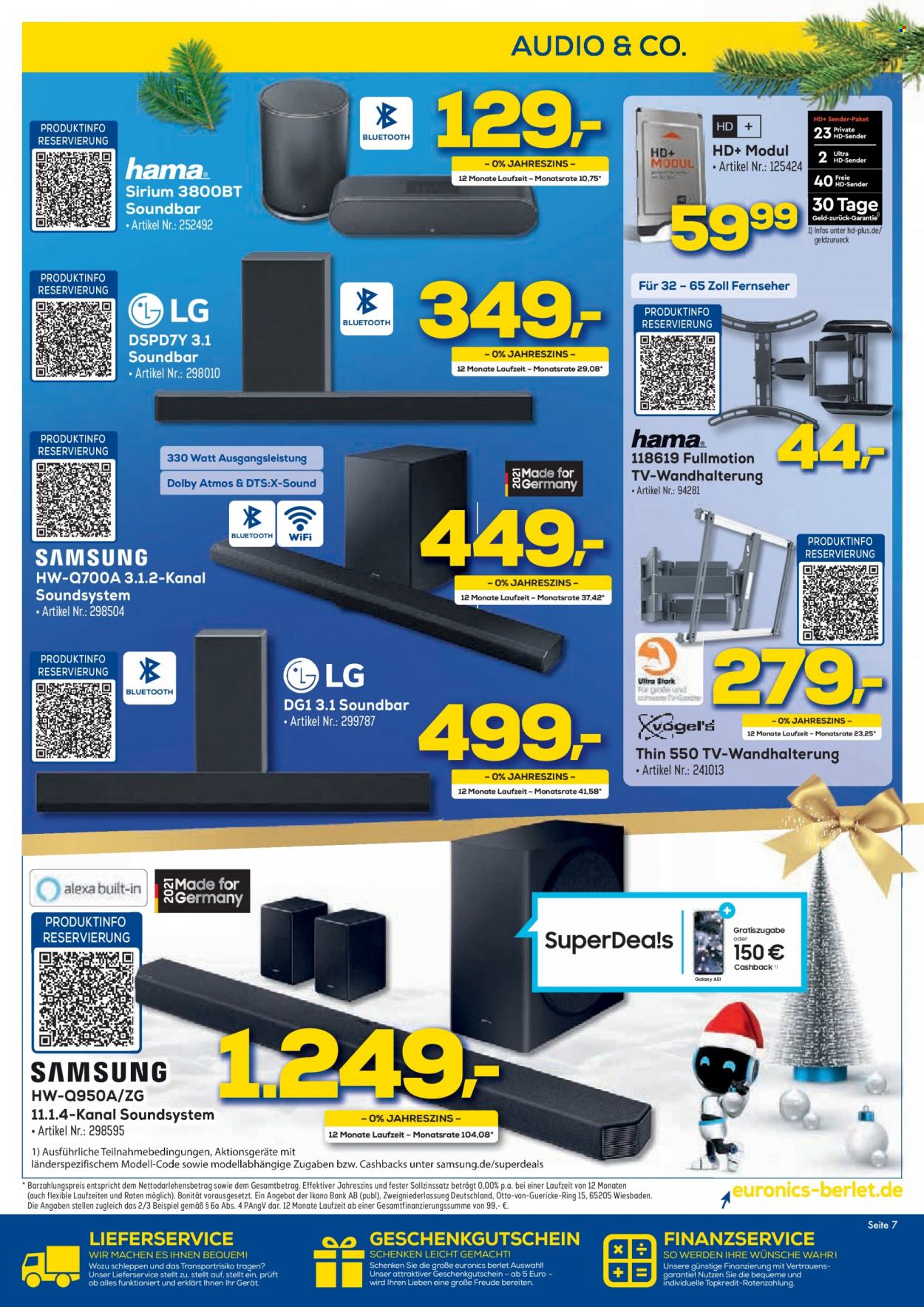 Euronics Prospekte  - 11.12.2021 - 24.12.2021. Seite 7