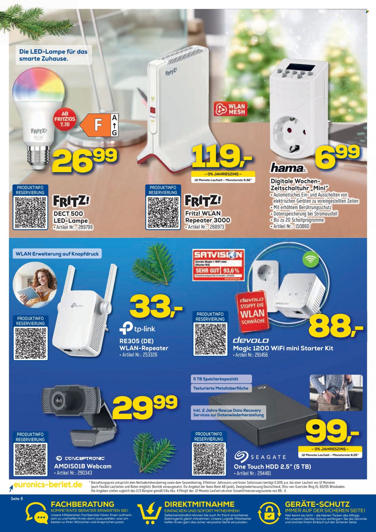 Euronics Prospekte  - 11.12.2021 - 24.12.2021. Seite 8