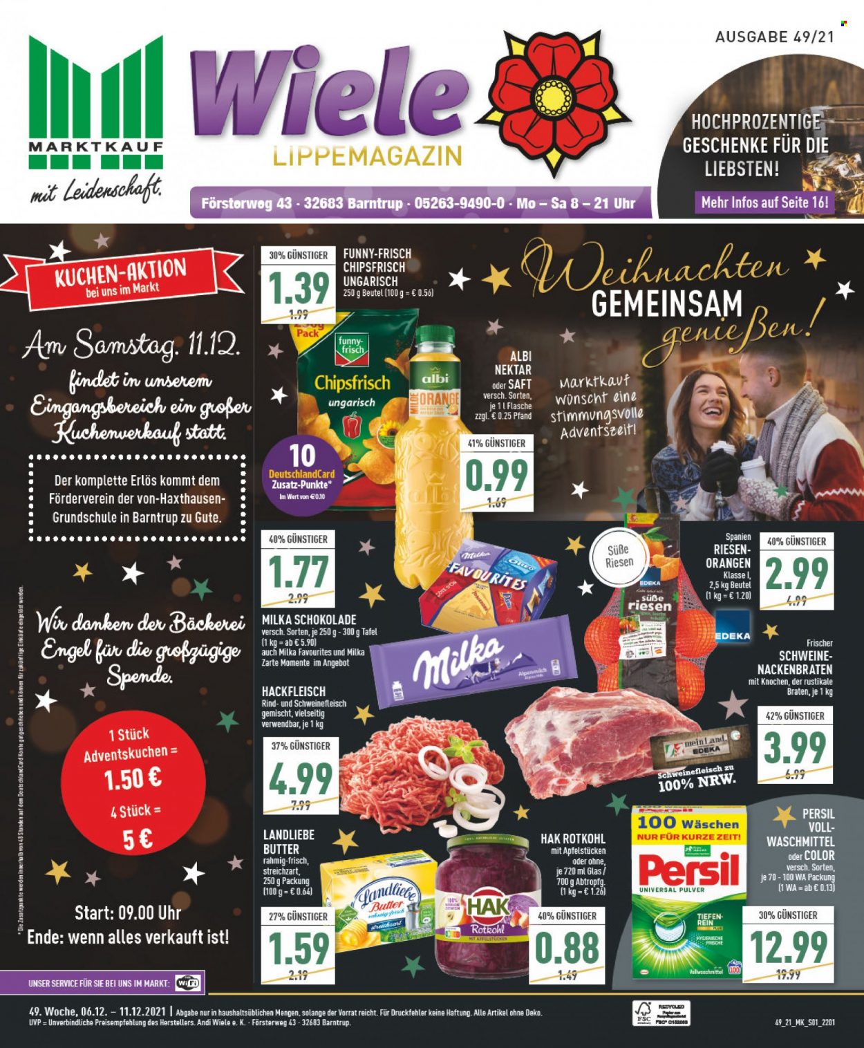 Marktkauf Prospekte  - 13.12.2021 - 18.12.2021. Seite 1