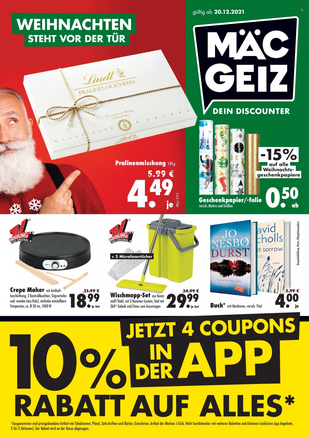Mäc-Geiz Prospekte  - 20.12.2021 - 26.12.2021. Seite 1