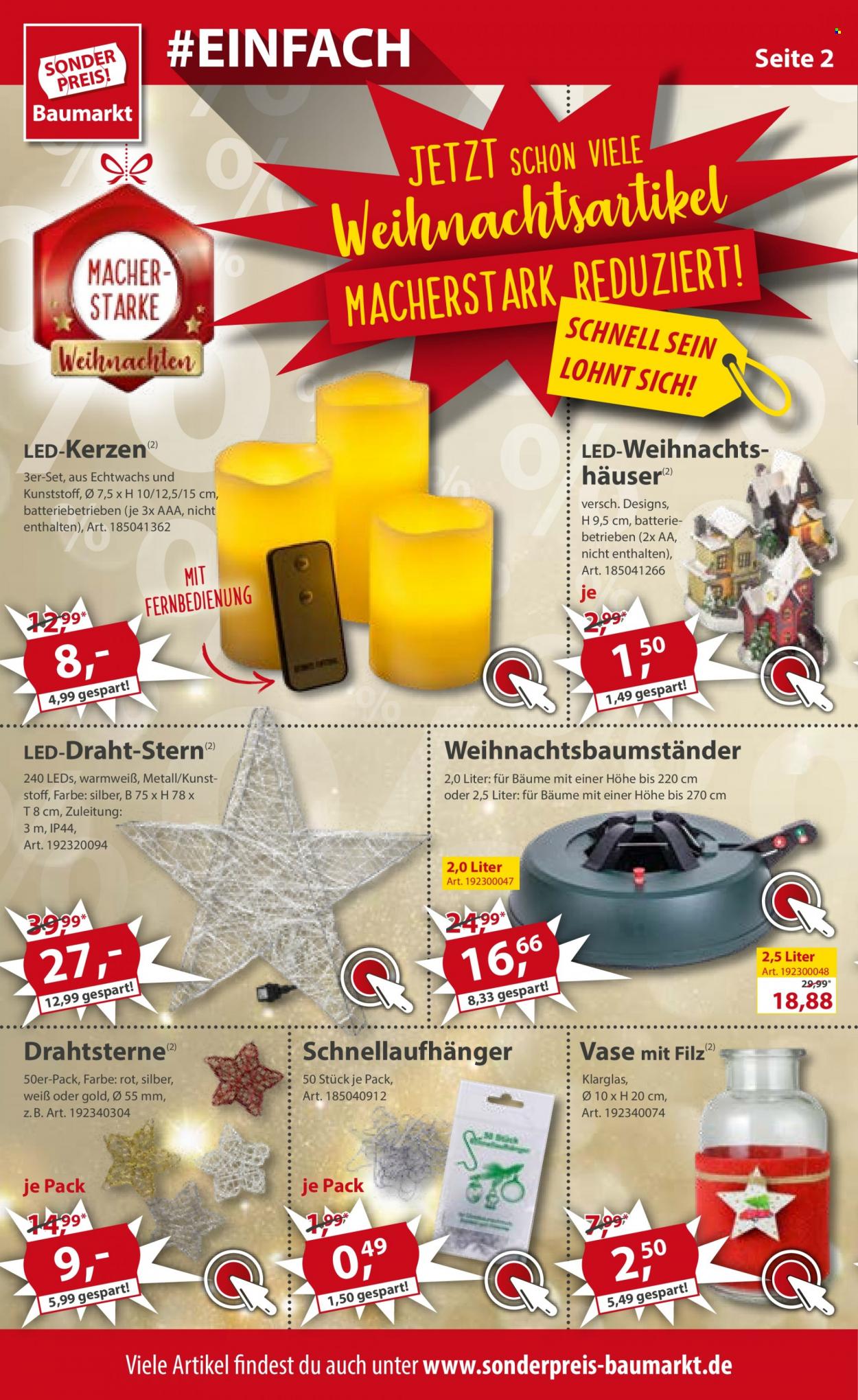 Sonderpreis-Baumarkt Prospekte  - 18.12.2021 - 24.12.2021. Seite 2
