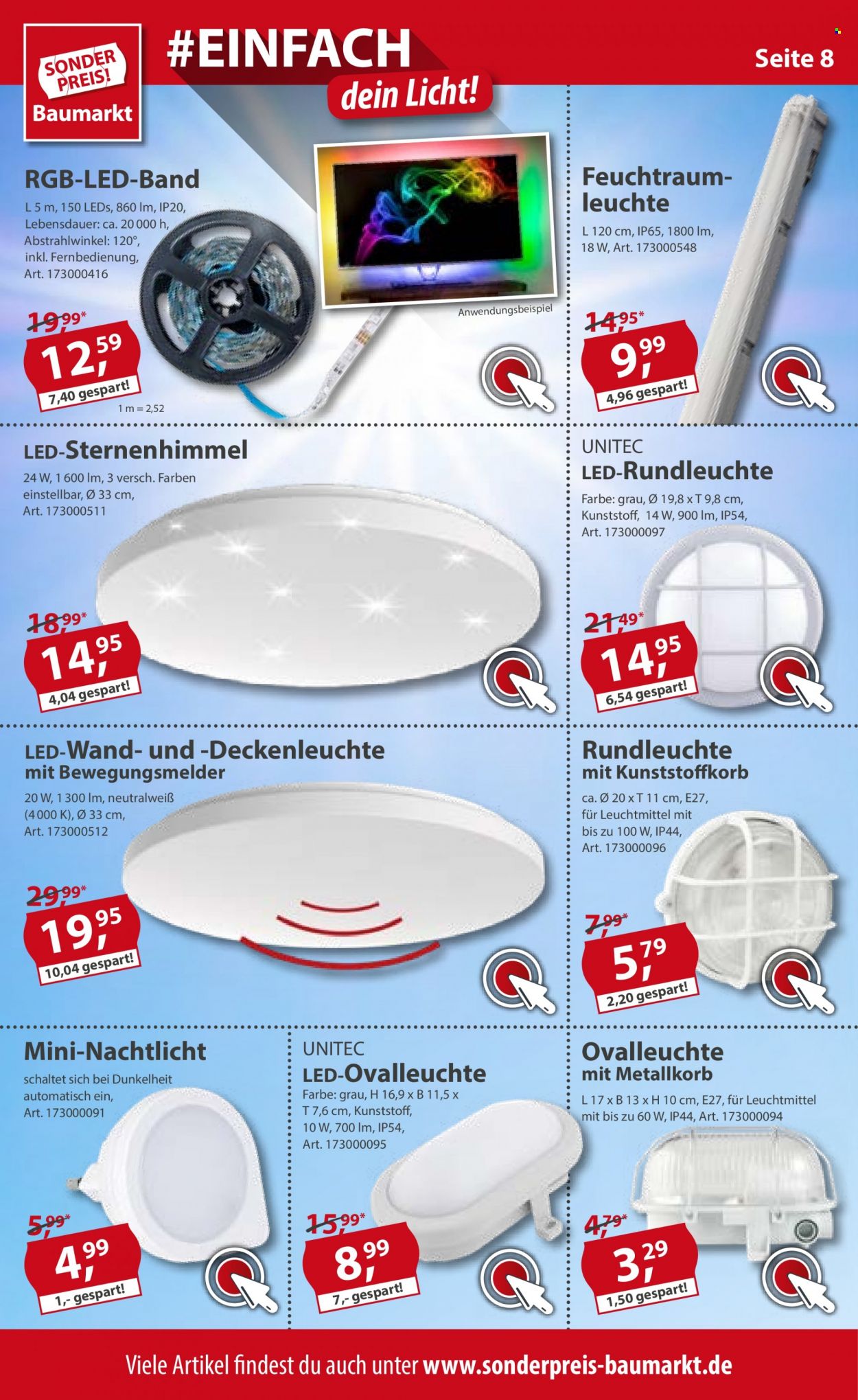 Sonderpreis-Baumarkt Prospekte  - 18.12.2021 - 24.12.2021. Seite 8