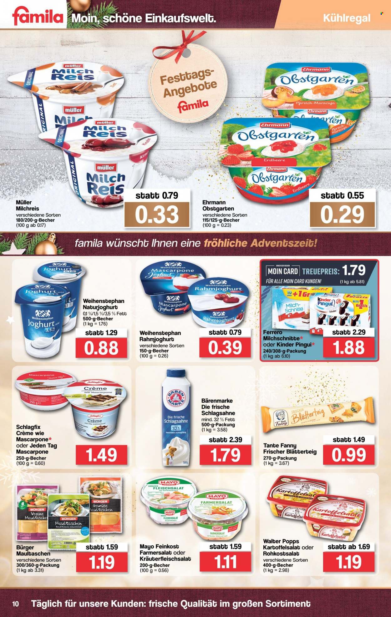 famila Prospekte  - 13.12.2021 - 18.12.2021. Seite 10