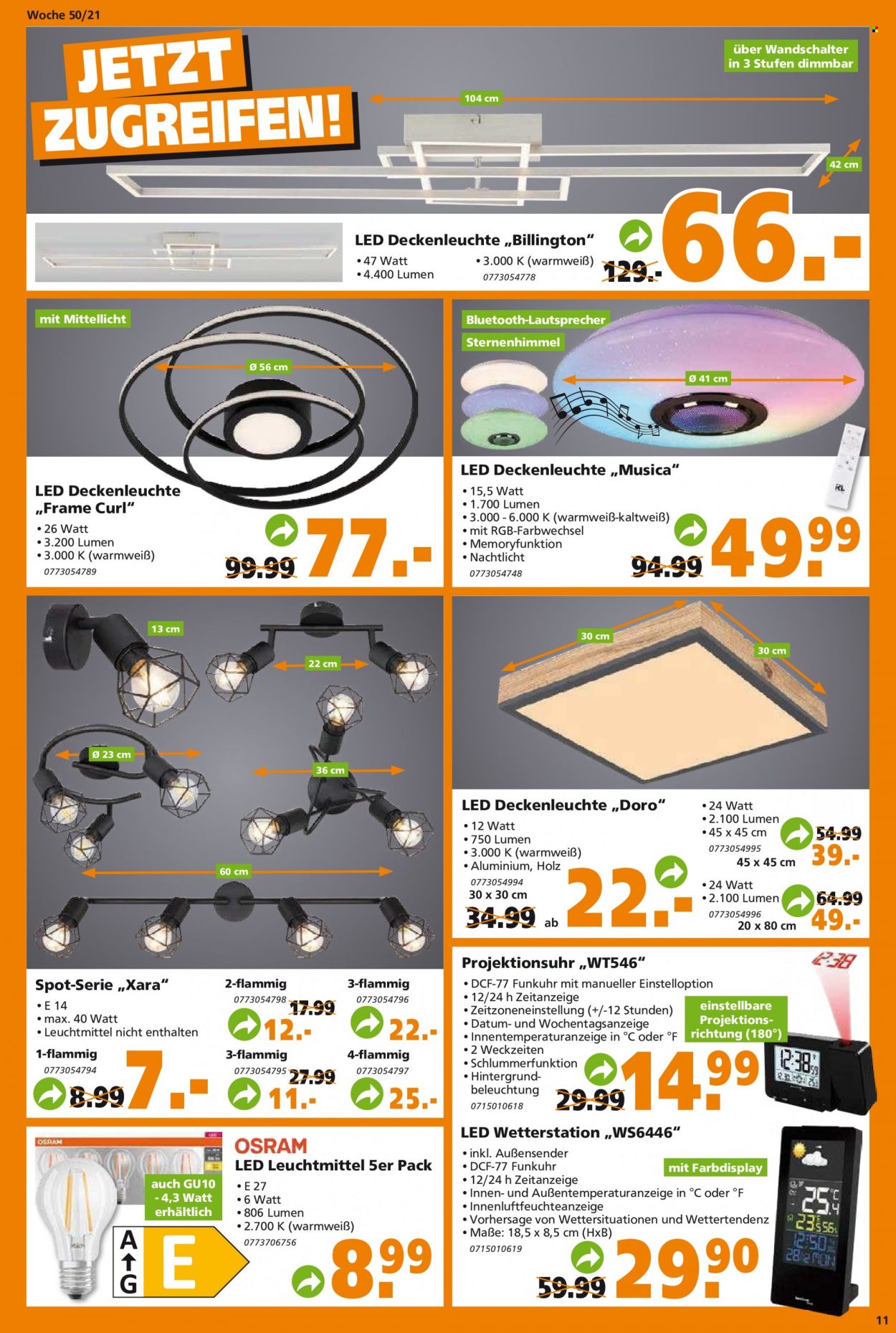 Globus Baumarkt Prospekte  - 13.12.2021 - 18.12.2021. Seite 11