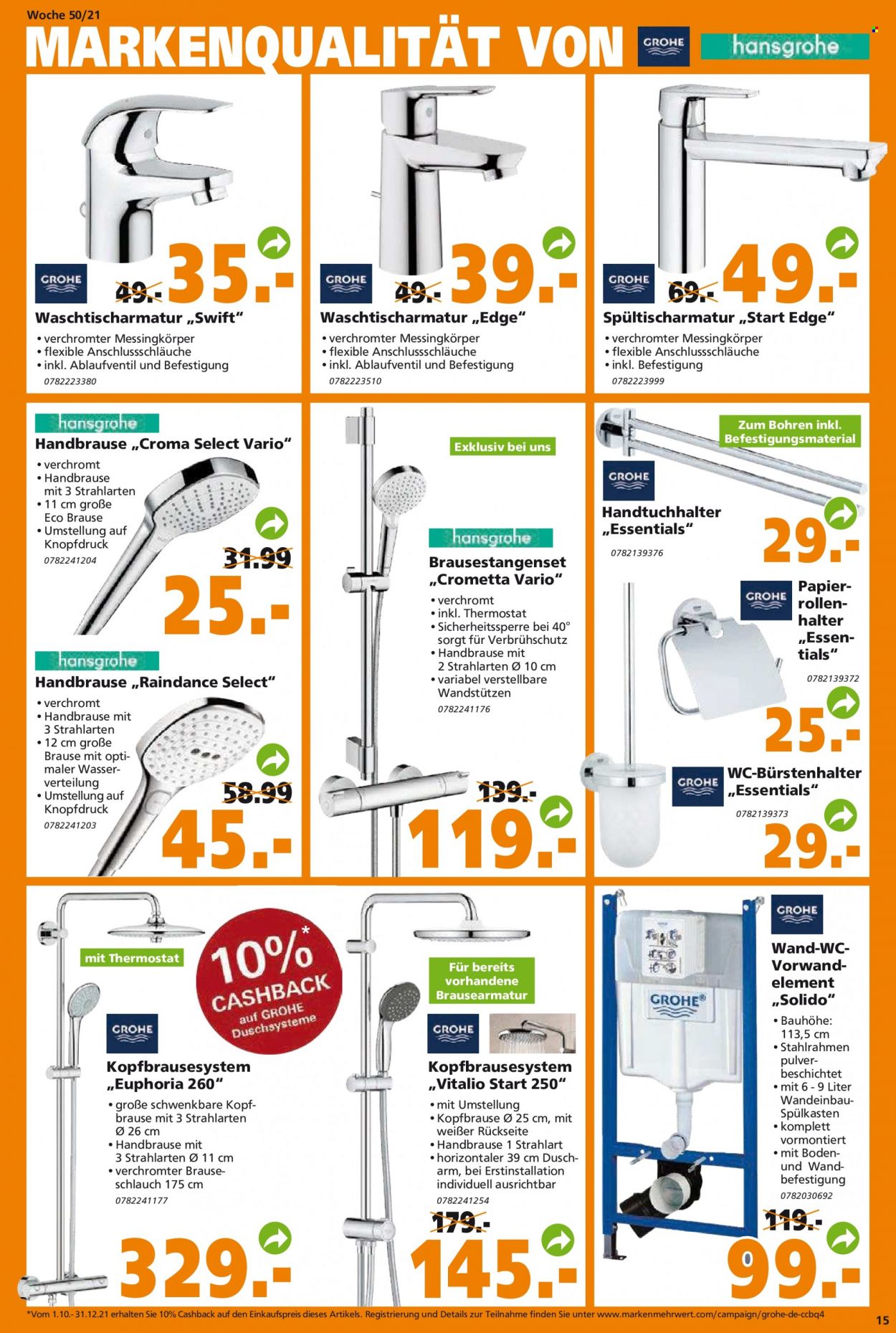 Globus Baumarkt Prospekte  - 13.12.2021 - 18.12.2021. Seite 15