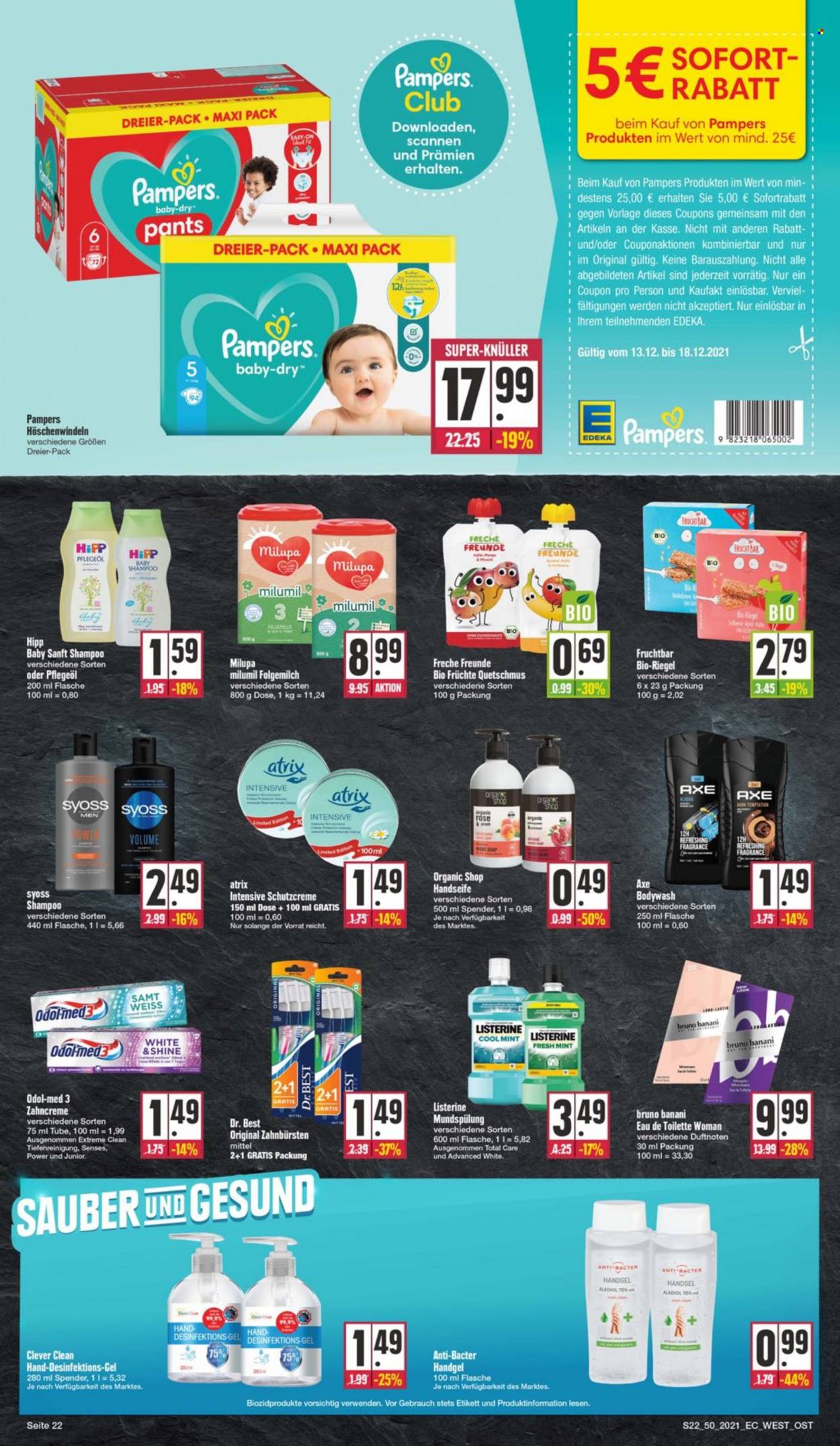 Edeka Prospekte  - 13.12.2021 - 18.12.2021. Seite 22