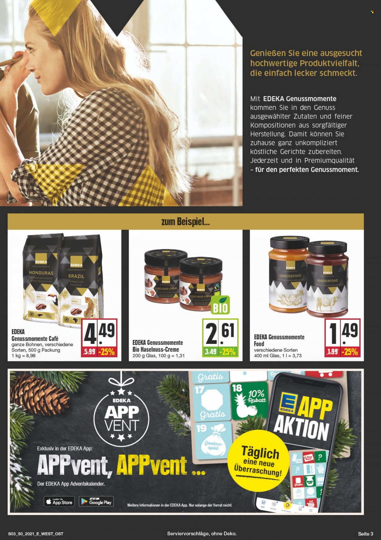 Edeka Prospekte  - 13.12.2021 - 18.12.2021. Seite 3