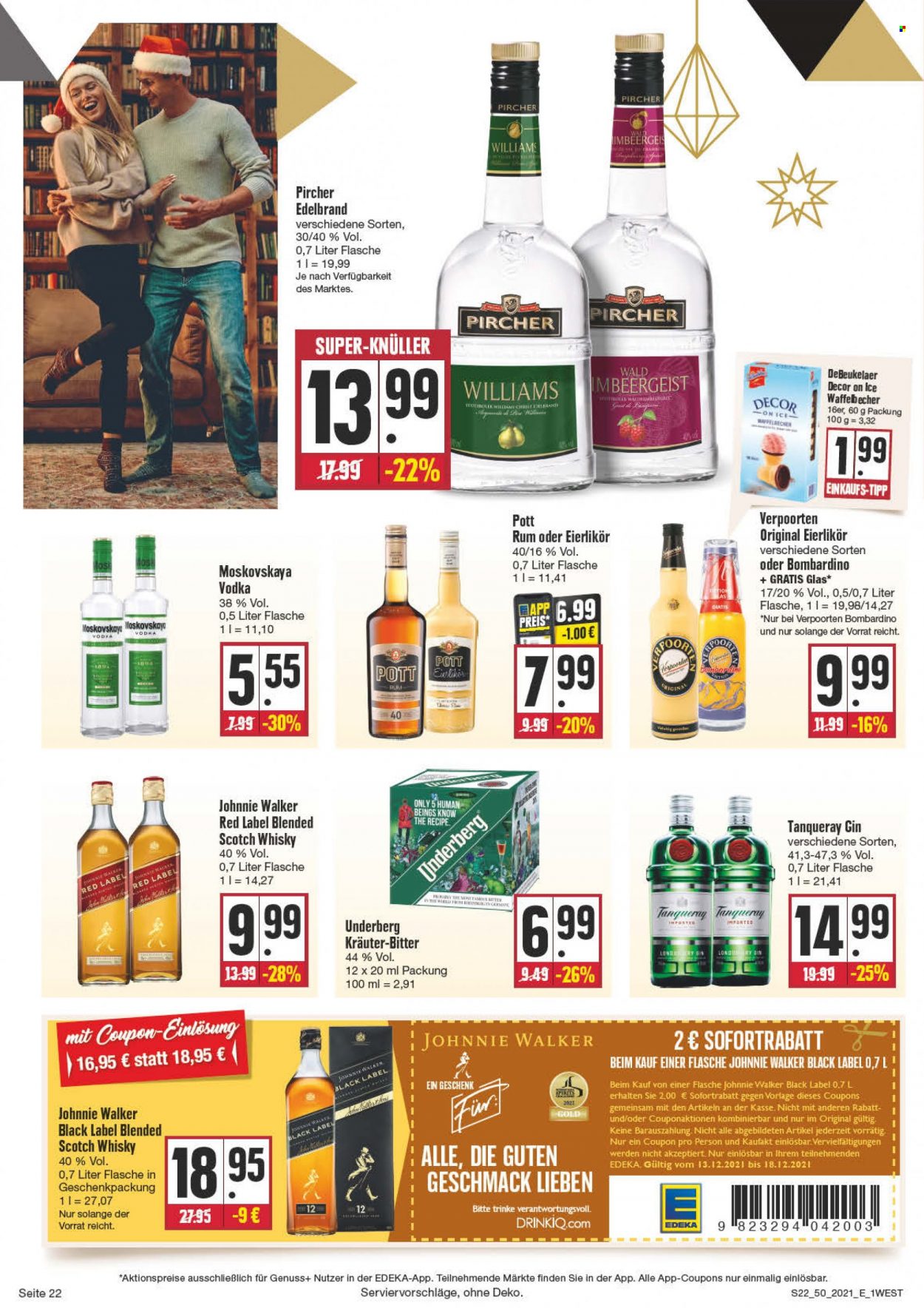 Edeka Prospekte  - 13.12.2021 - 18.12.2021. Seite 22
