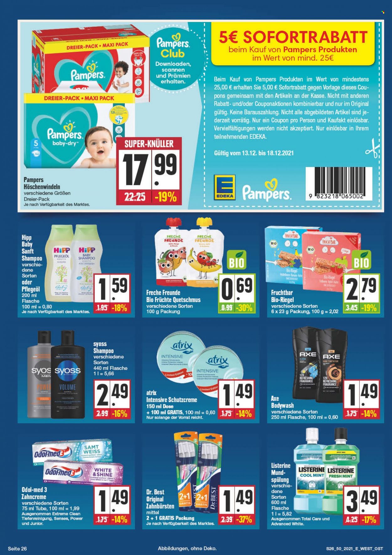 Edeka Prospekte  - 13.12.2021 - 18.12.2021. Seite 26