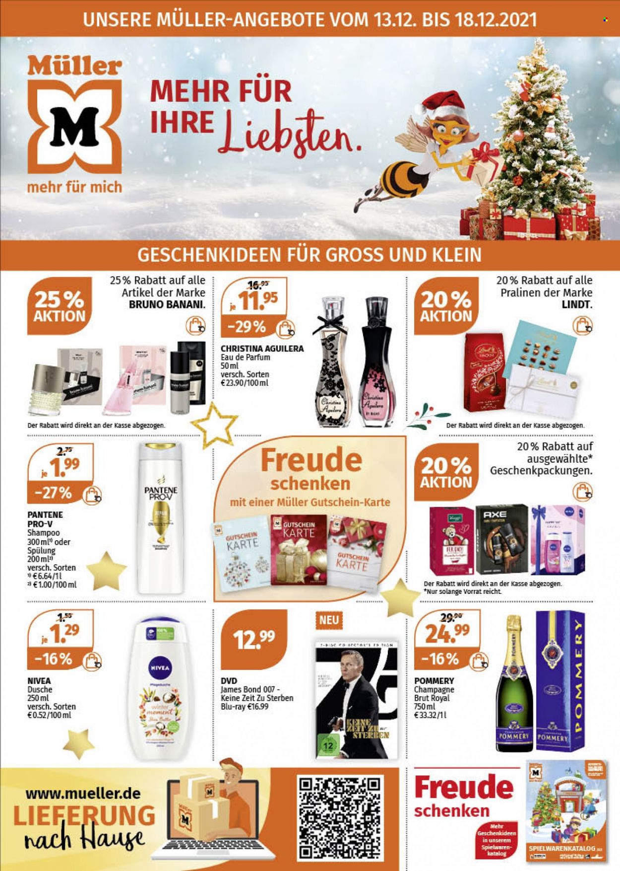 Müller Prospekte  - 13.12.2021 - 18.12.2021. Seite 1