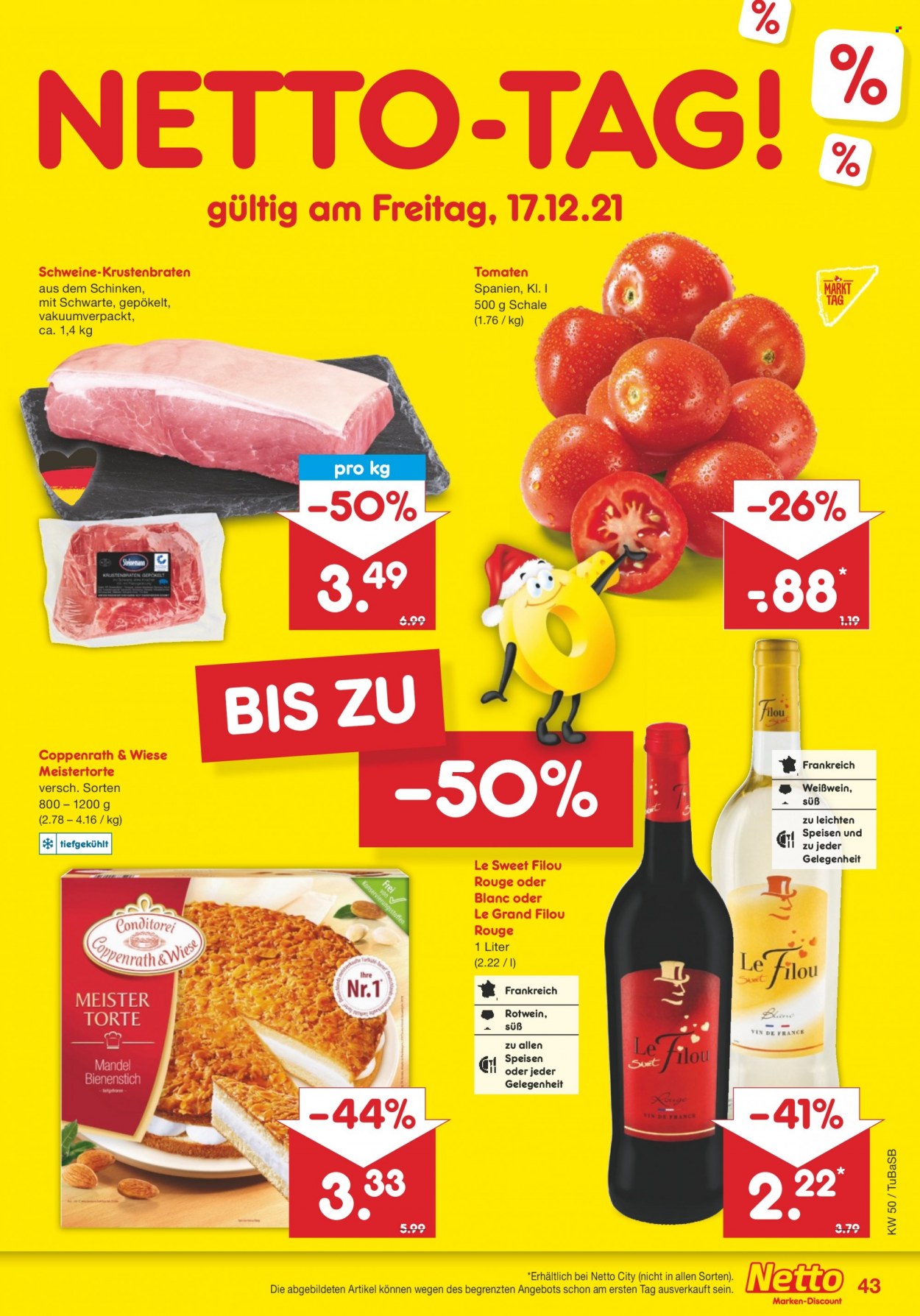 Netto Marken-Discount Prospekte  - 13.12.2021 - 18.12.2021. Seite 43