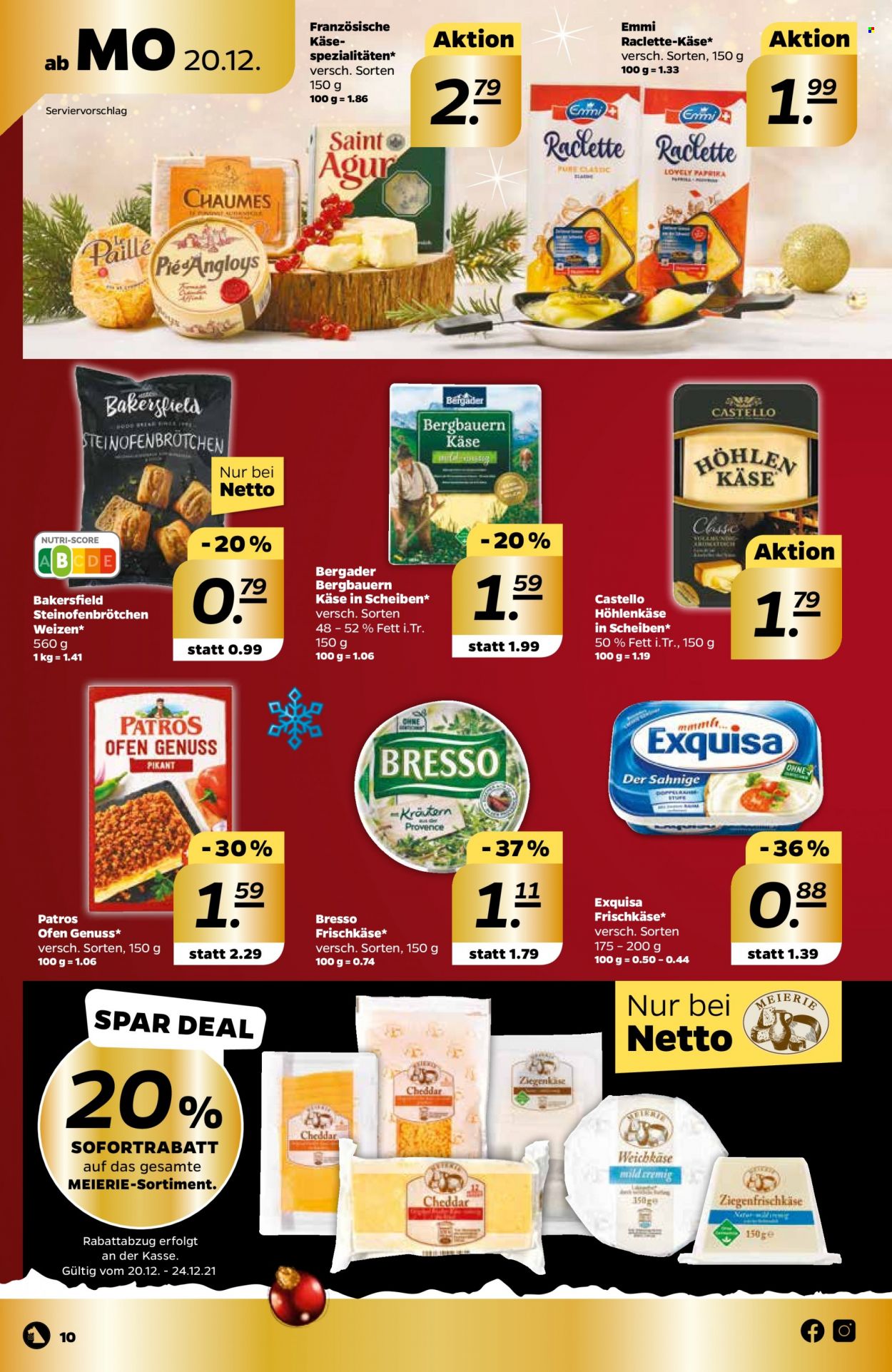 Netto Prospekte  - 20.12.2021 - 24.12.2021. Seite 10
