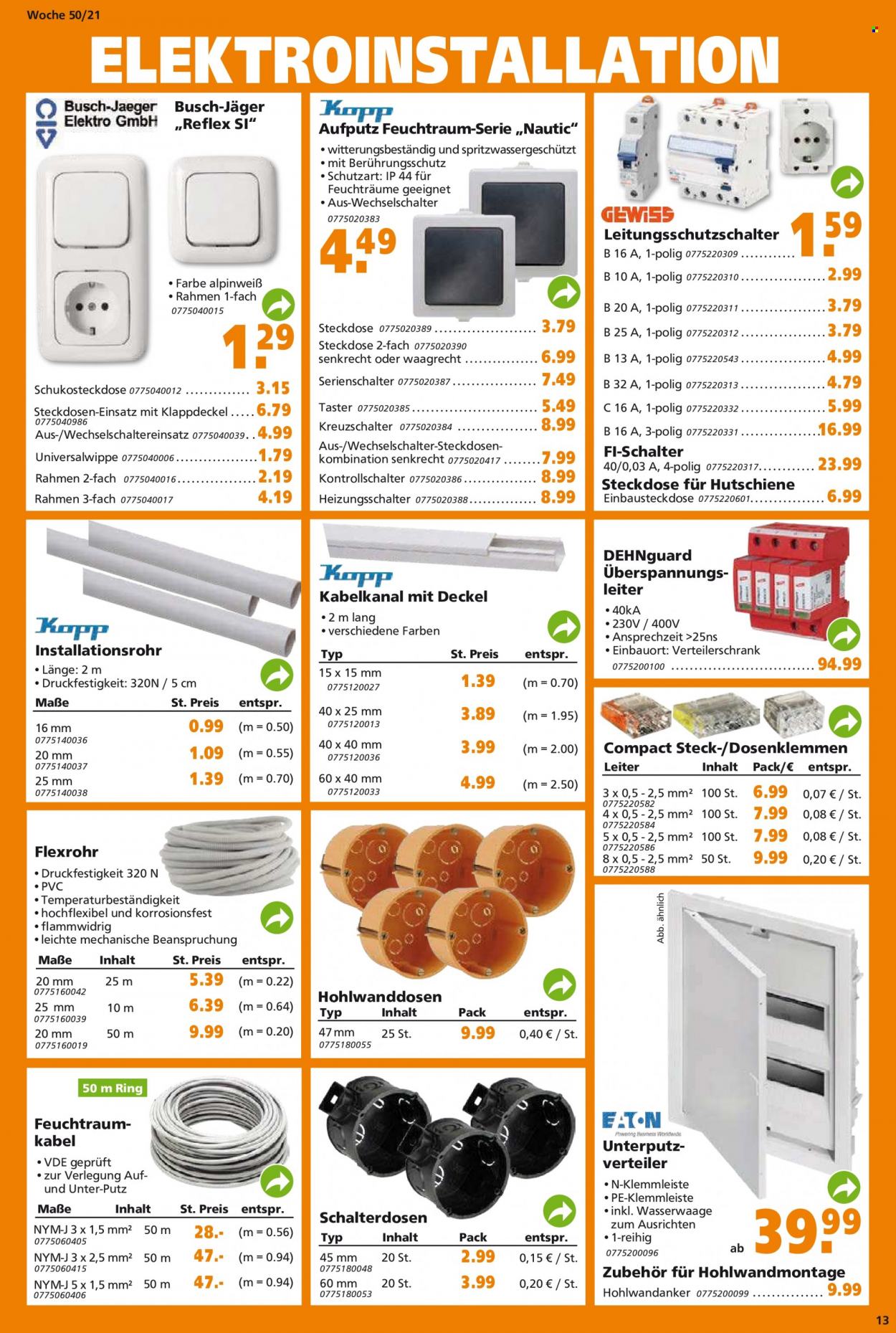Globus Baumarkt Prospekte  - 14.12.2021 - 21.12.2021. Seite 13