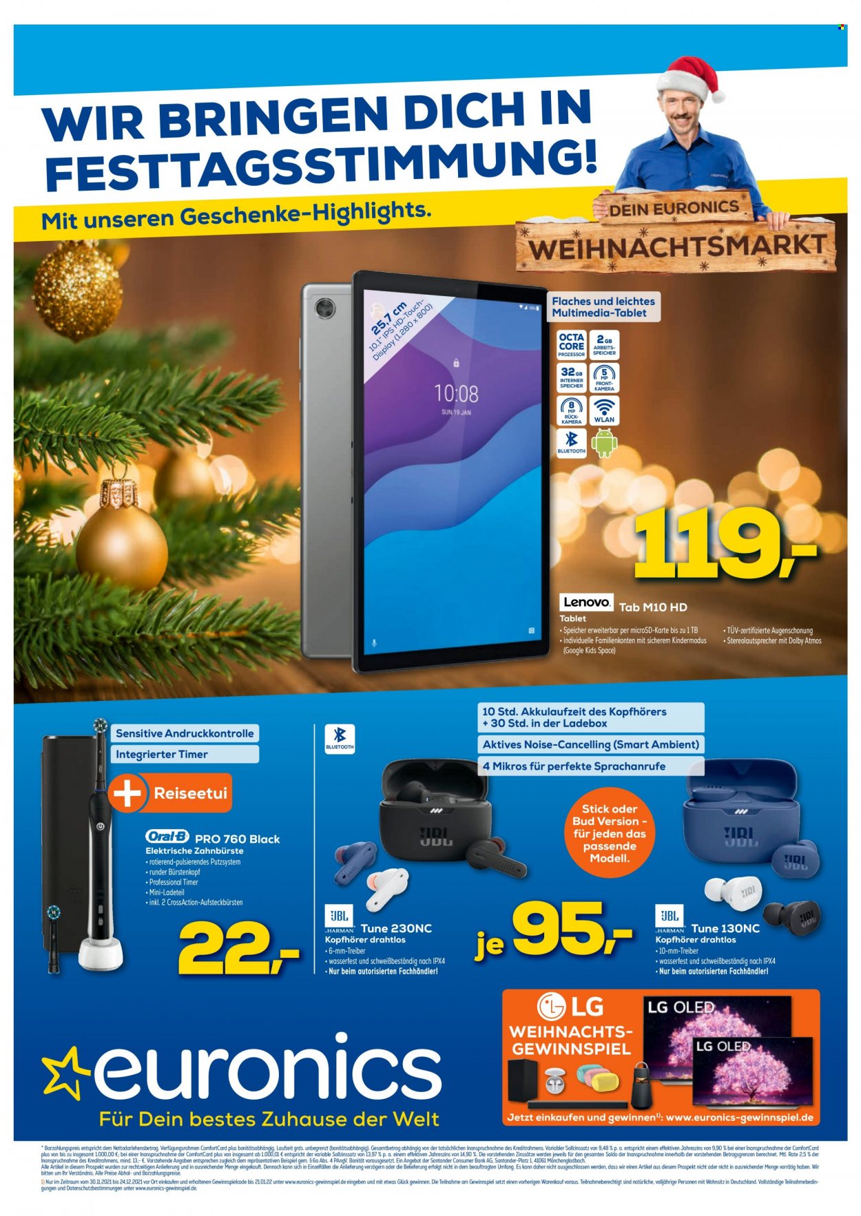 Euronics Prospekte  - 15.12.2021 - 21.12.2021. Seite 1