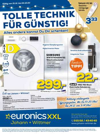 Prospekte Euronics - 15.12.2021 - 21.12.2021.