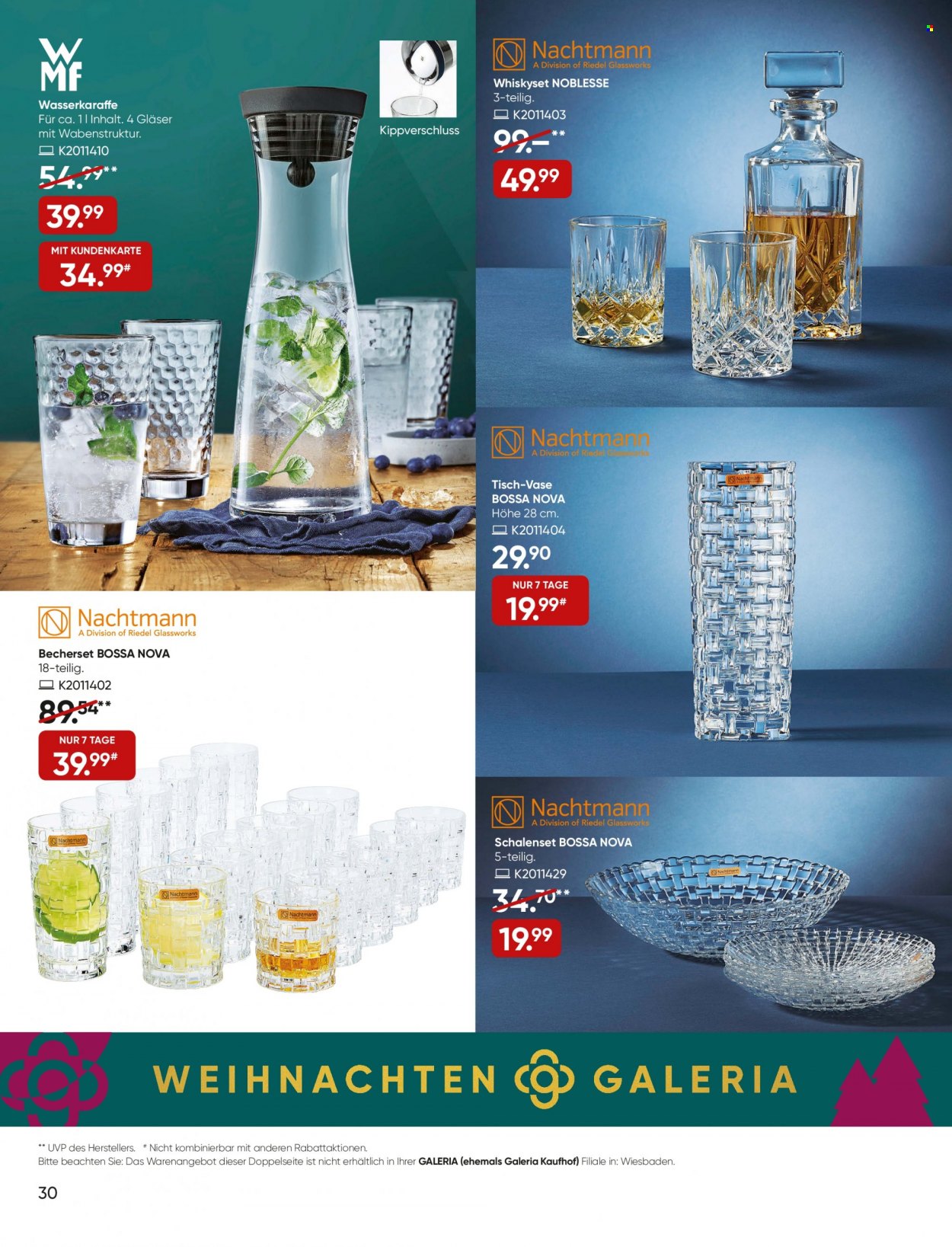 GALERIA Karstadt Kaufhof Prospekte  - 15.12.2021 - 21.12.2021. Seite 30