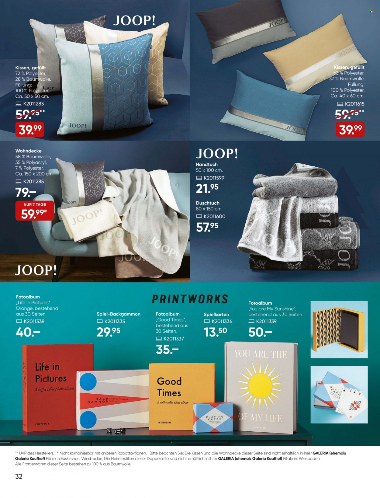 GALERIA Karstadt Kaufhof Prospekte  - 15.12.2021 - 21.12.2021. Seite 32