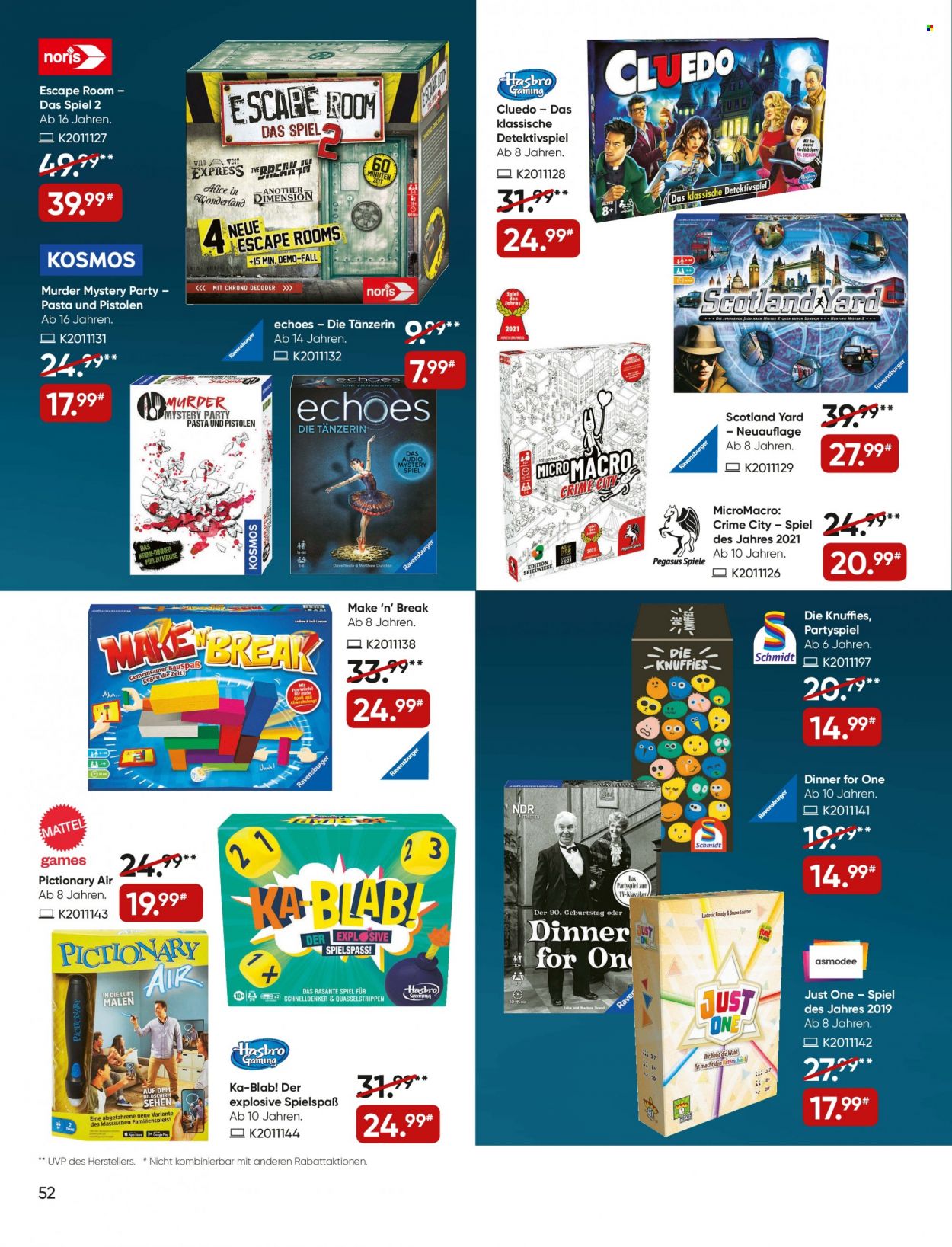 GALERIA Karstadt Kaufhof Prospekte  - 15.12.2021 - 21.12.2021. Seite 52
