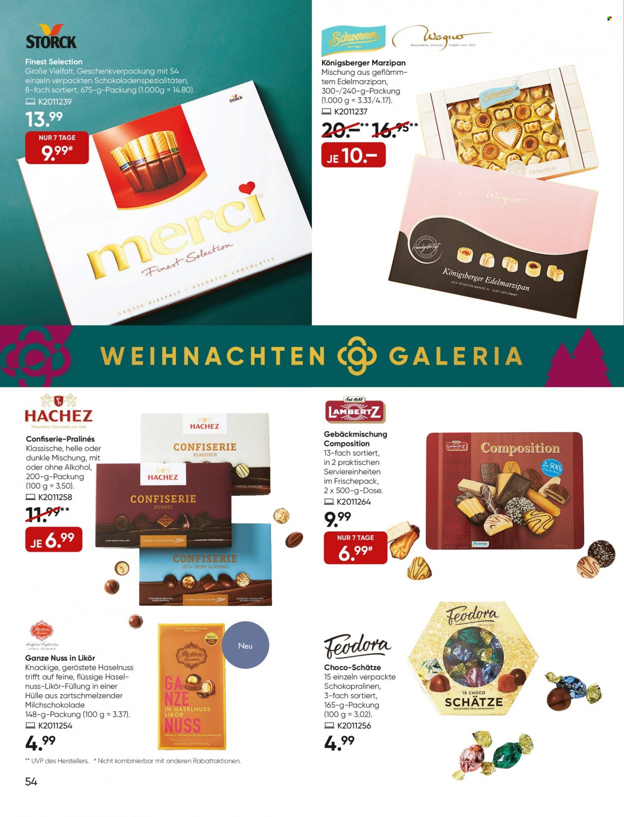 GALERIA Karstadt Kaufhof Prospekte  - 15.12.2021 - 21.12.2021. Seite 54