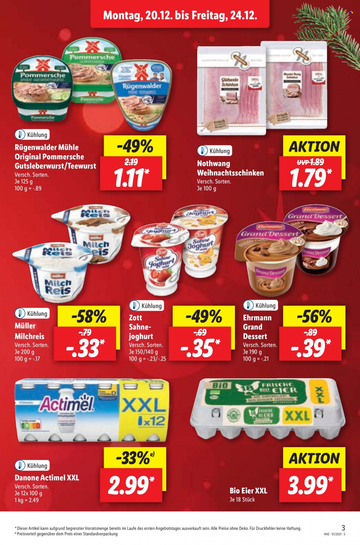 Lidl Prospekte  - 20.12.2021 - 24.12.2021. Seite 3