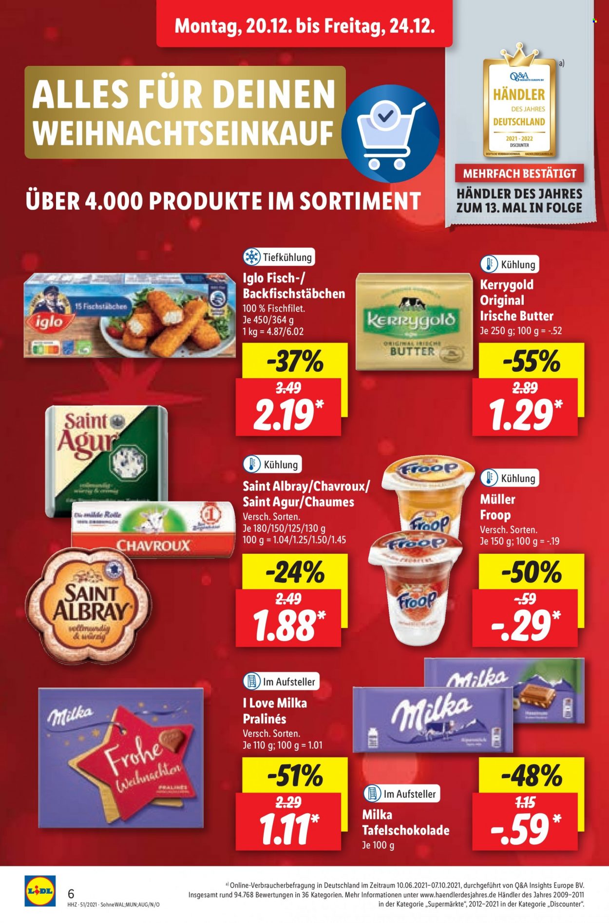 Lidl Prospekte  - 20.12.2021 - 24.12.2021. Seite 6