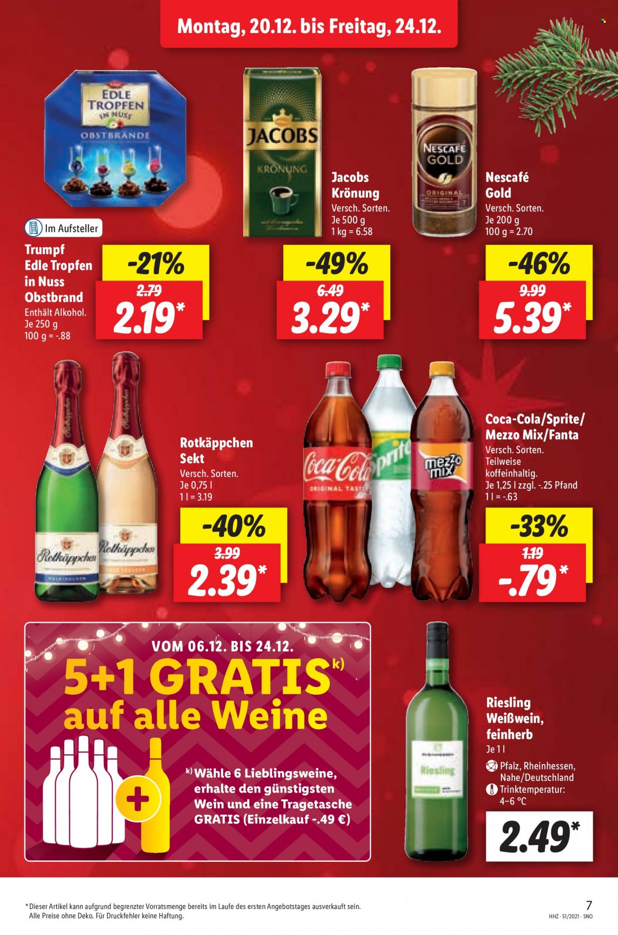 Lidl Prospekte  - 20.12.2021 - 24.12.2021. Seite 7