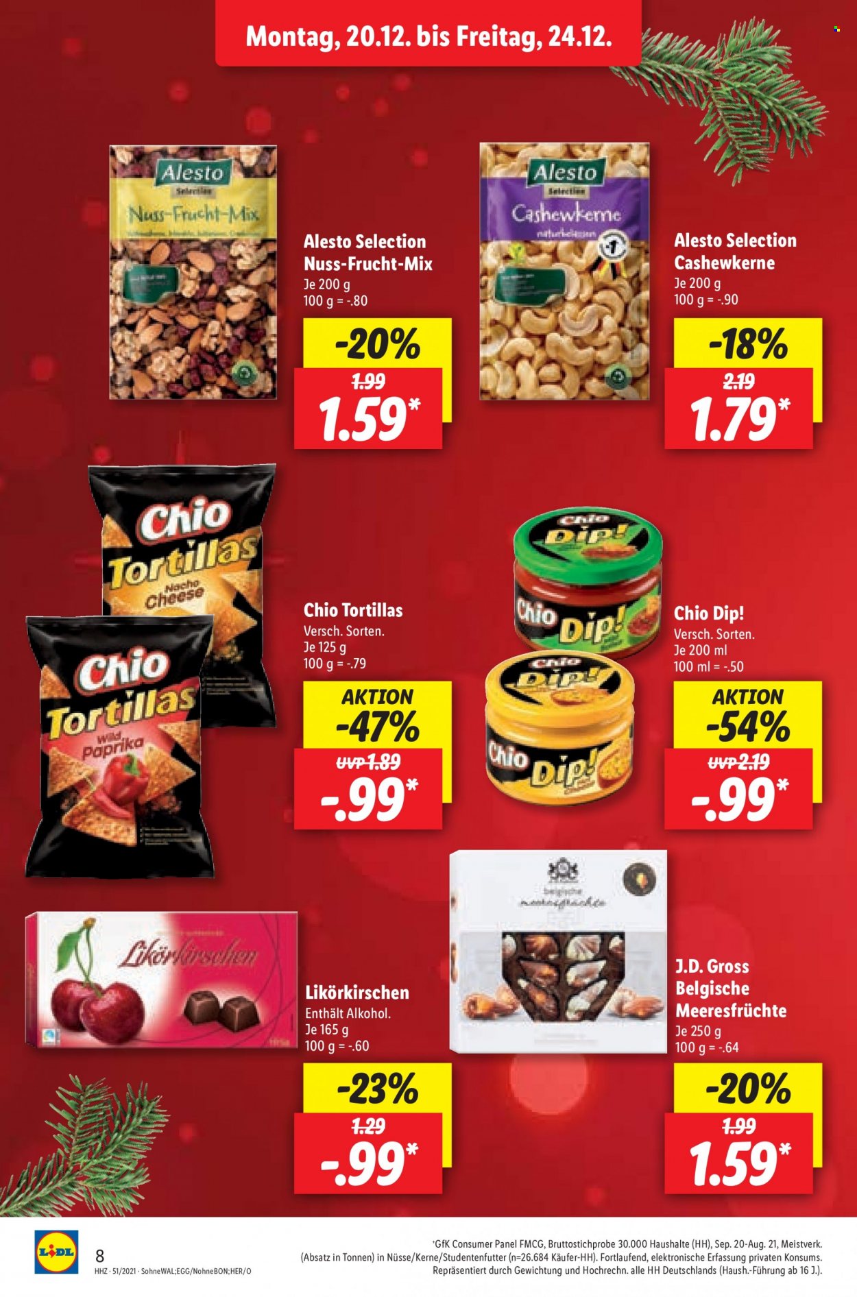 Lidl Prospekte  - 20.12.2021 - 24.12.2021. Seite 8