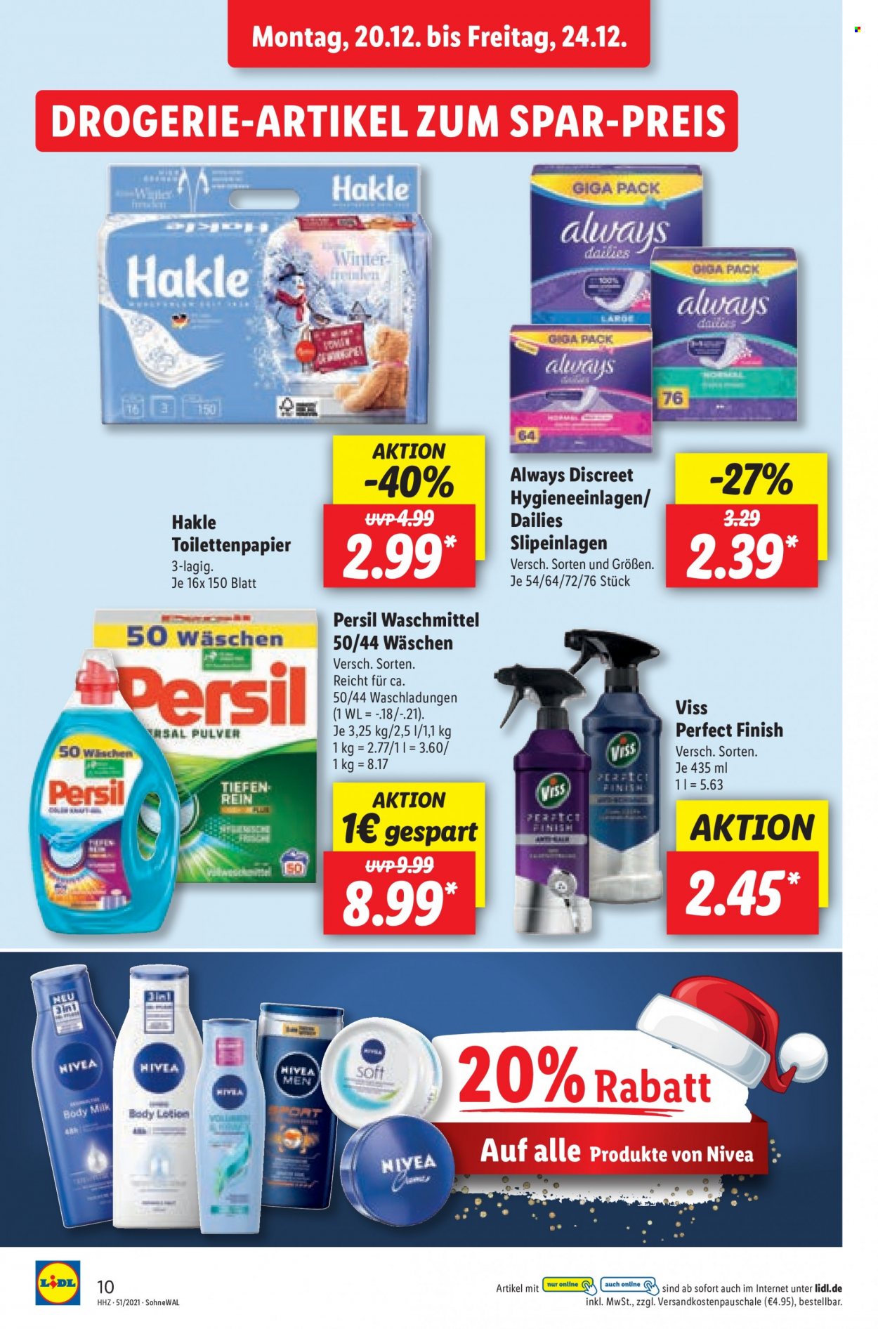 Lidl Prospekte  - 20.12.2021 - 24.12.2021. Seite 10