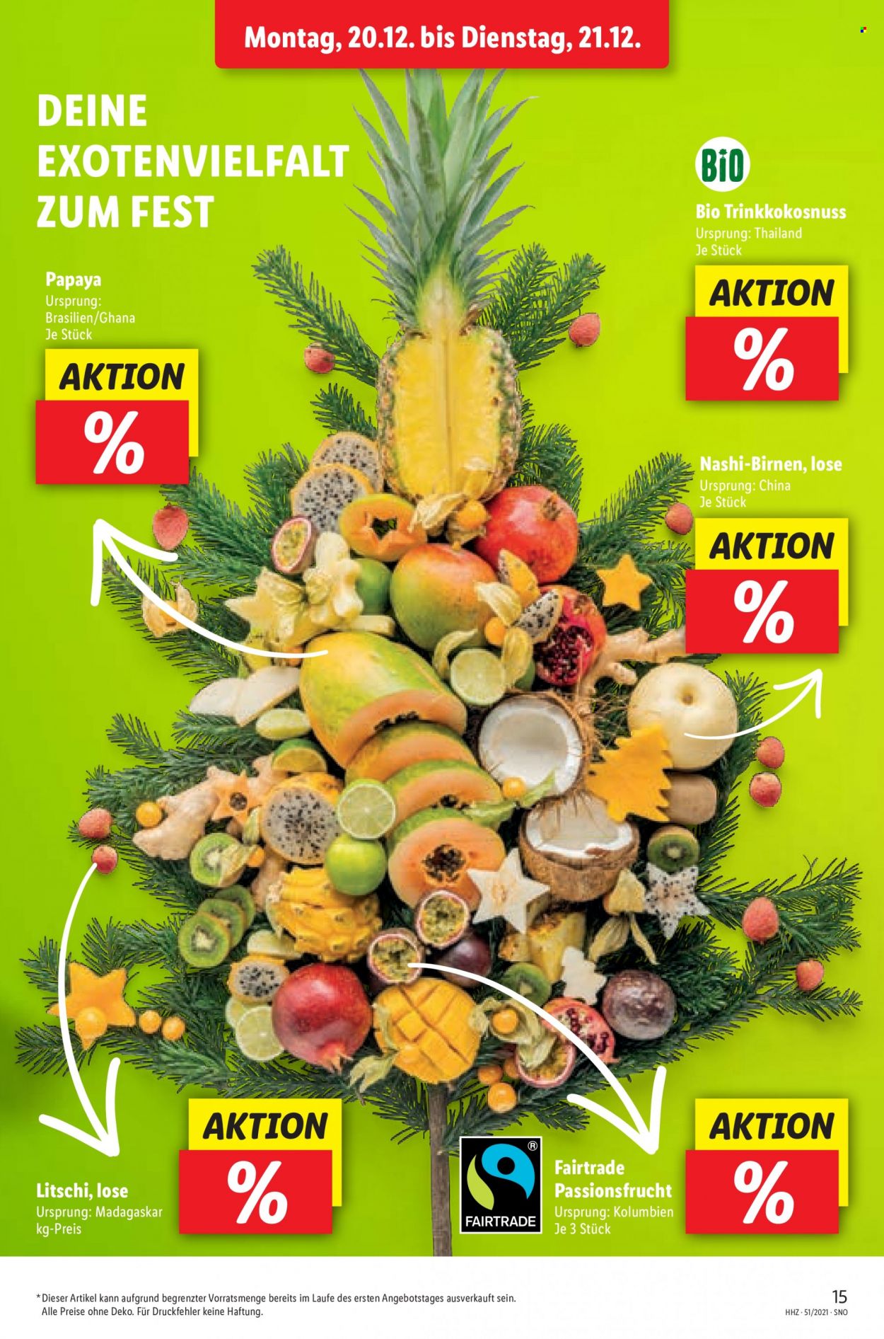 Lidl Prospekte  - 20.12.2021 - 24.12.2021. Seite 15